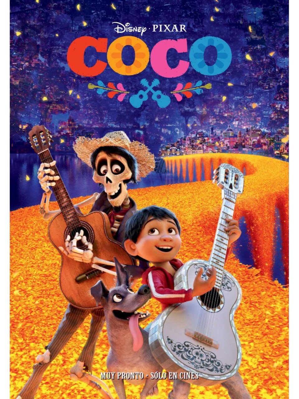 《寻梦环游记》(coco)是一部2017年上映的动画冒险喜剧片,由李