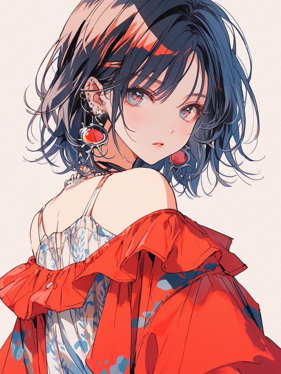 小众头像|优质的侧颜动漫女生头像