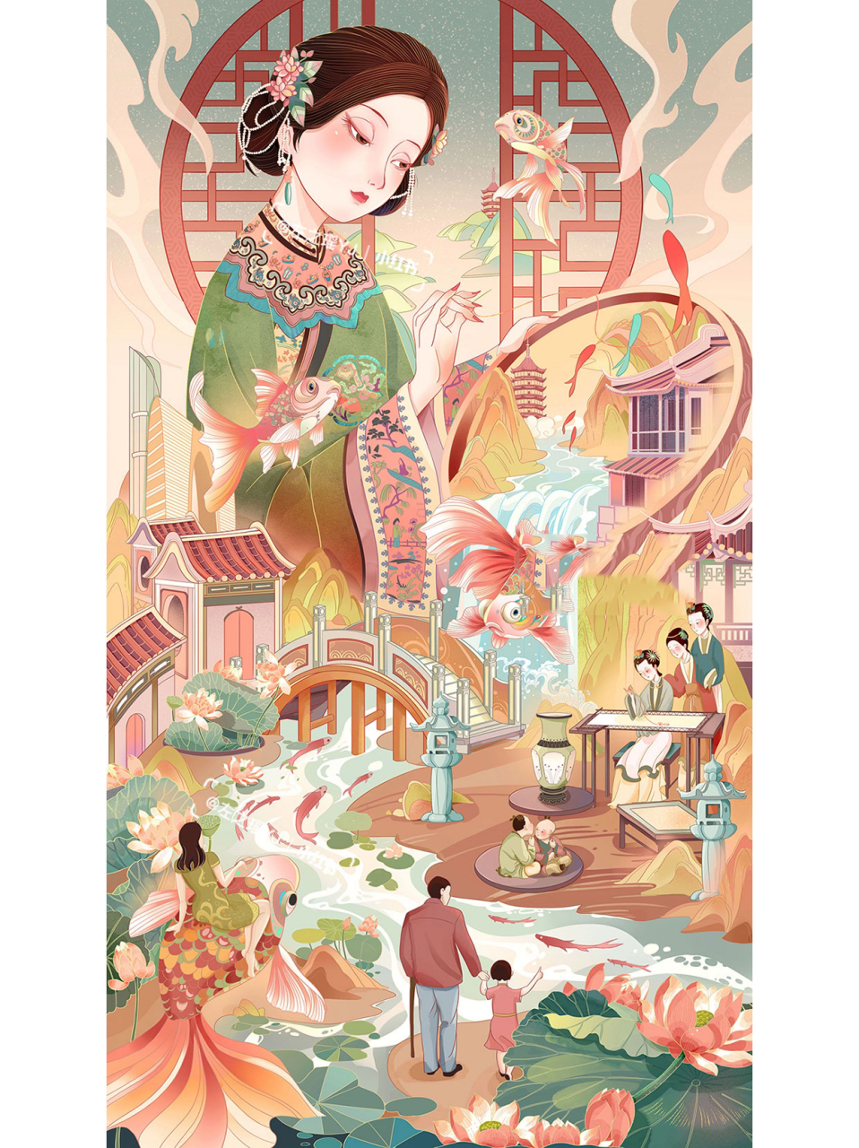 苏绣|非遗传承插画 非物质文化遗产之传统技艺篇_苏绣 	 苏绣,是苏州