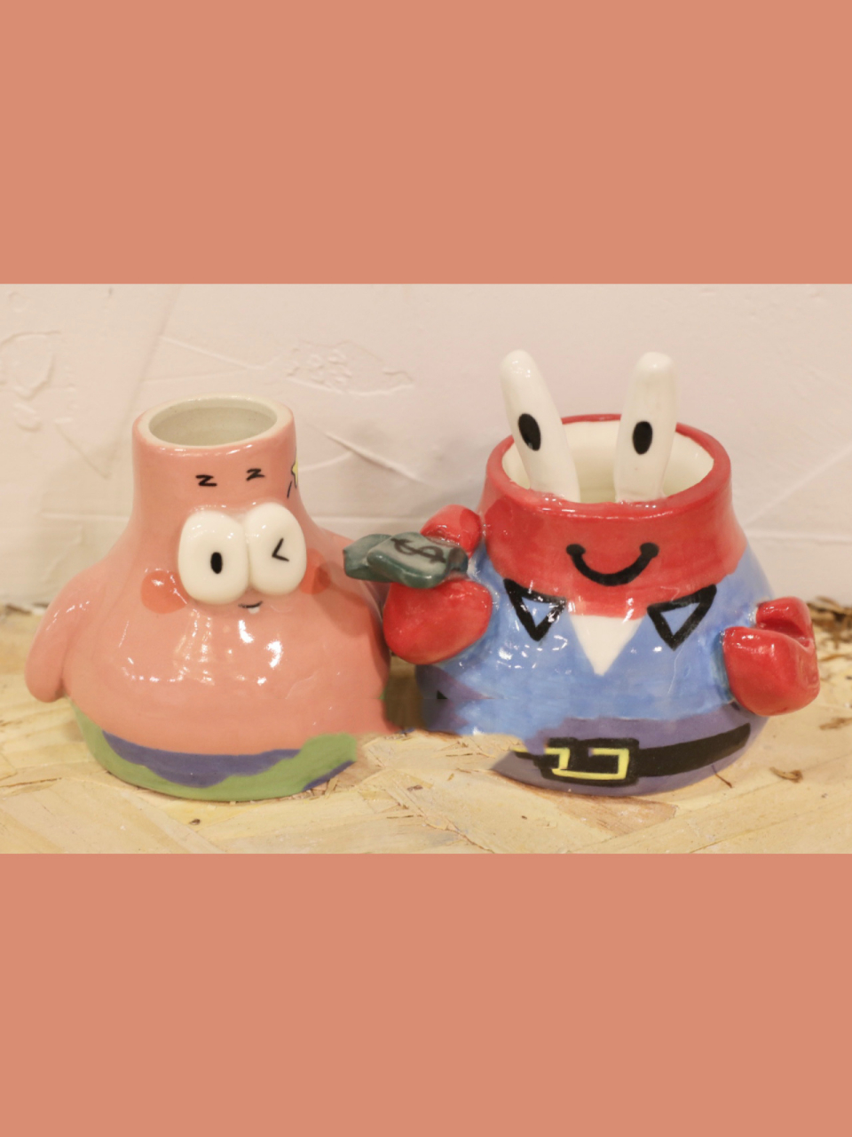 陶艺手作|蟹老板花瓶0215 蟹～bro