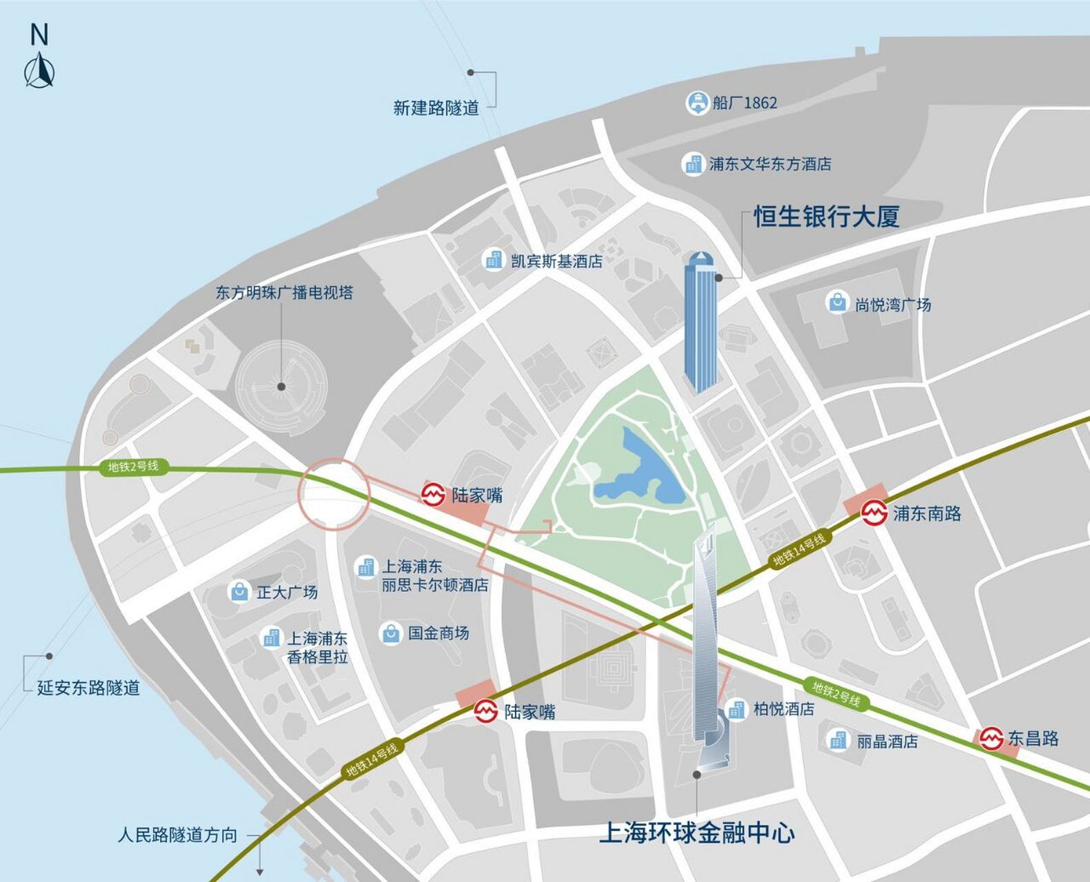 恒生银行大厦 | 精致写字楼 【地点与简介】 位于上海陆家嘴金融
