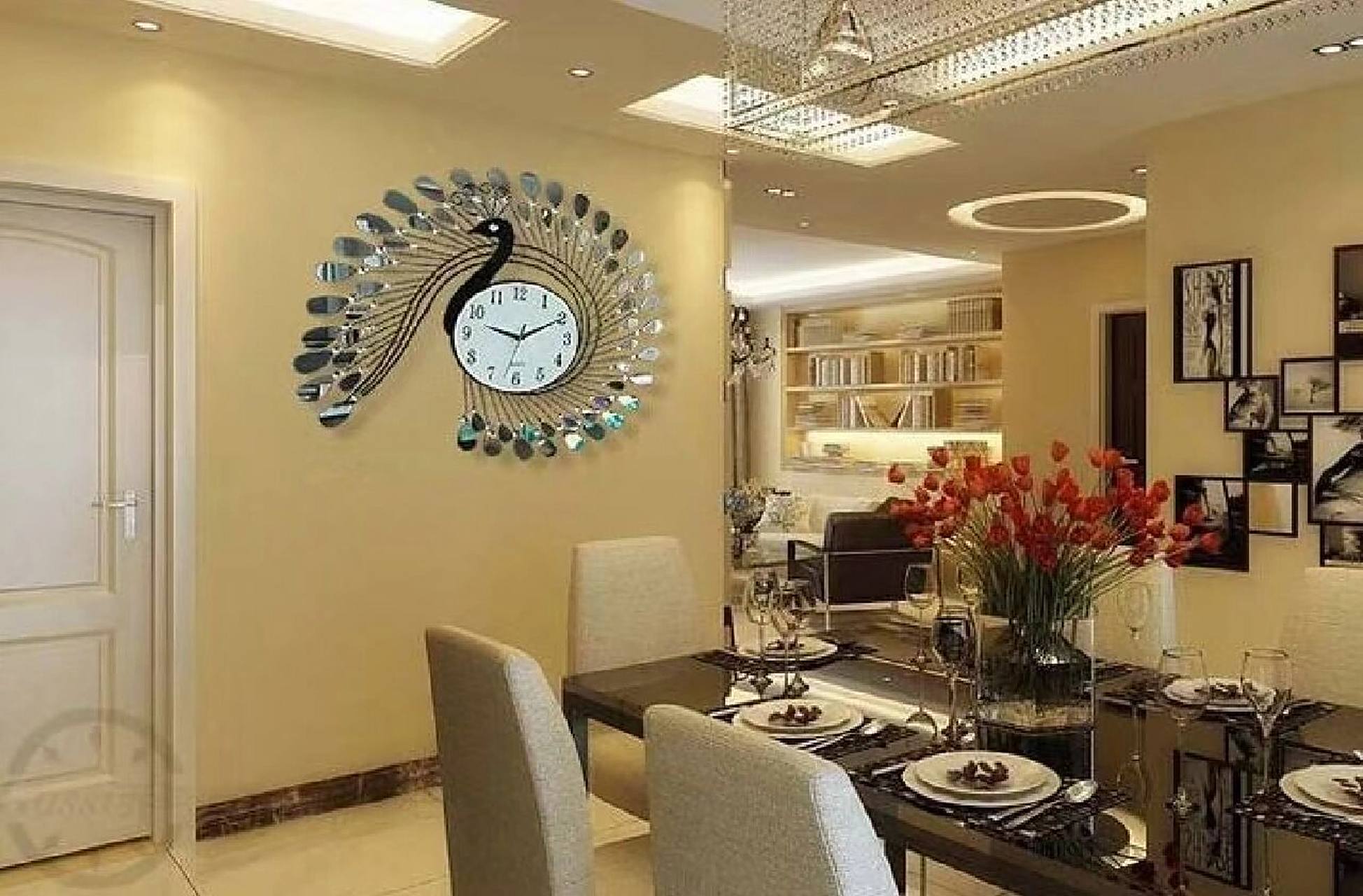 家里钟表的摆放 【数量】 客厅主钟只需一个,其余房间内的挂钟亦不可