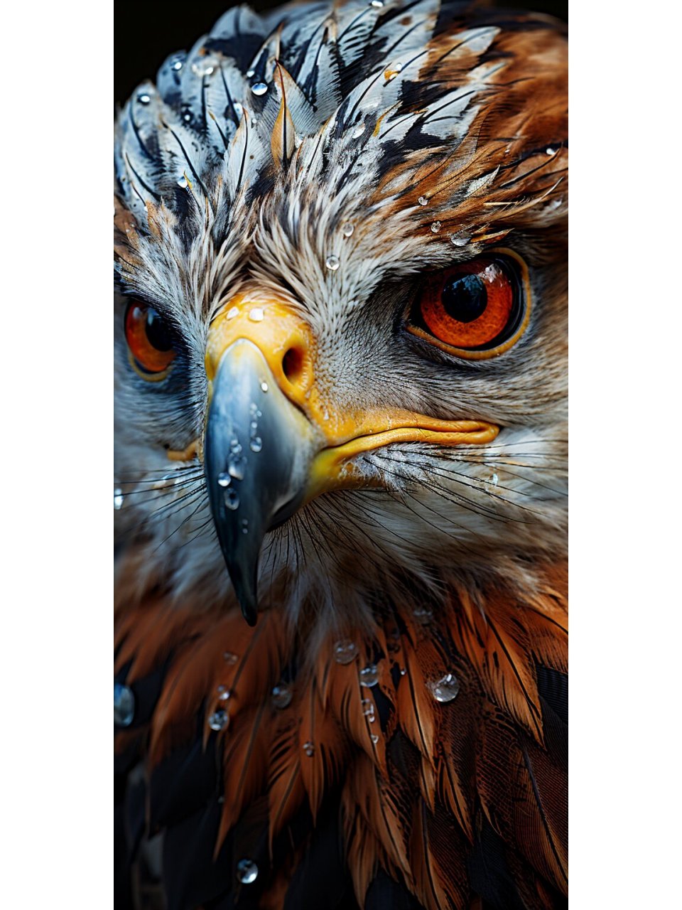 老鹰是自然界中一种非常神奇的生物,它的犀利眼神是它狩猎和生存的