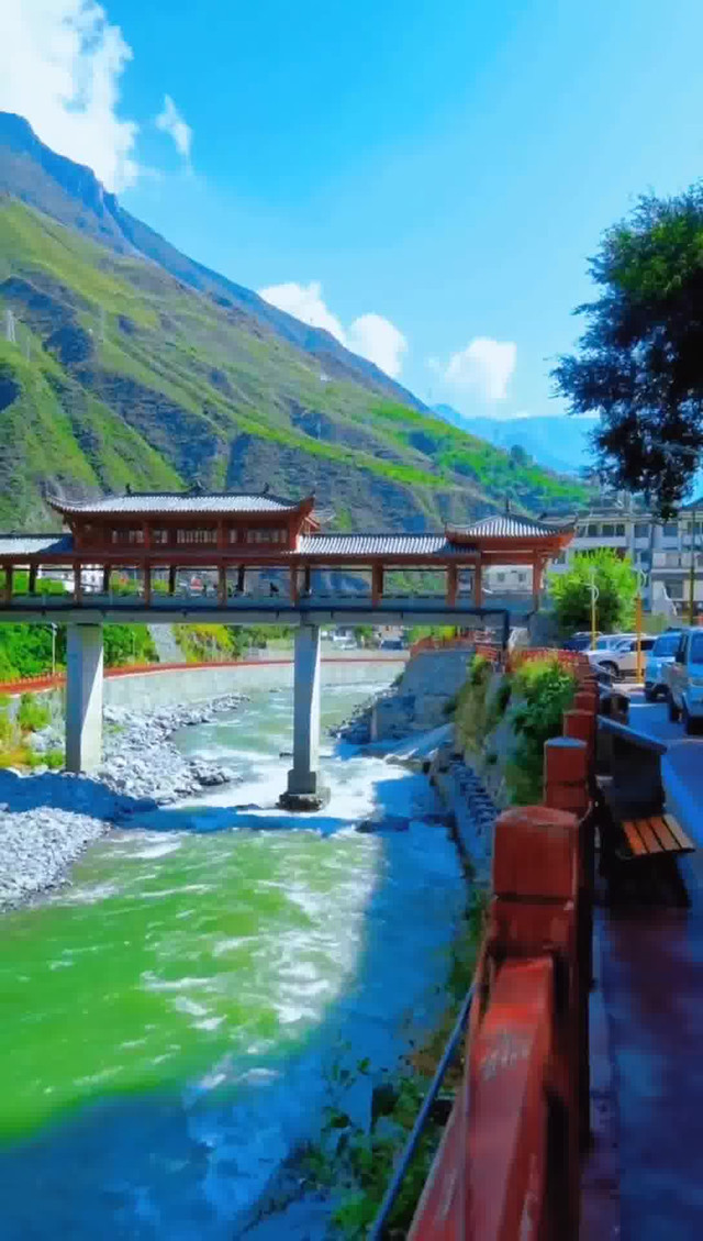 四川理县薛城古镇