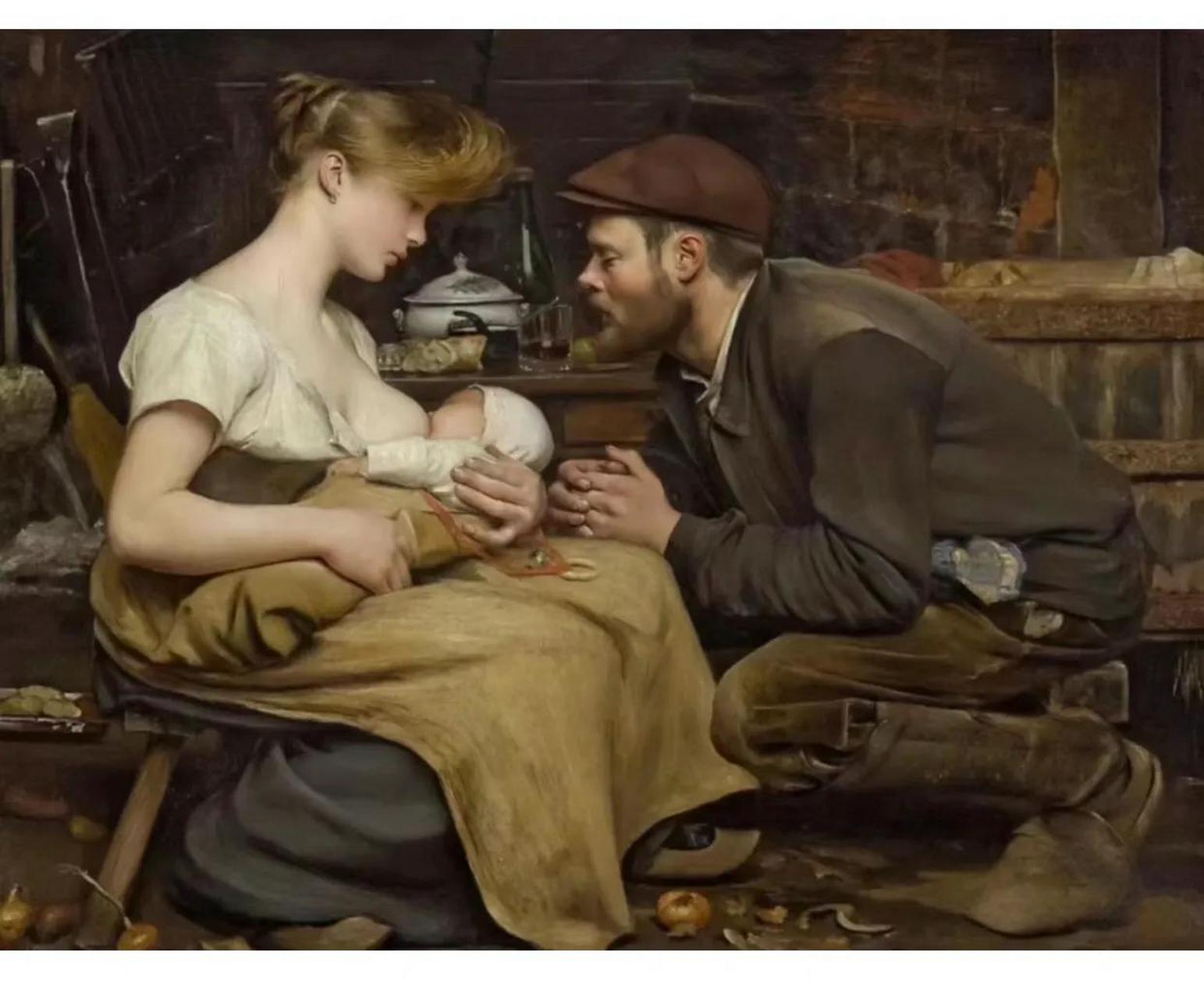 哺乳图?一幅被误解了120年的油画!