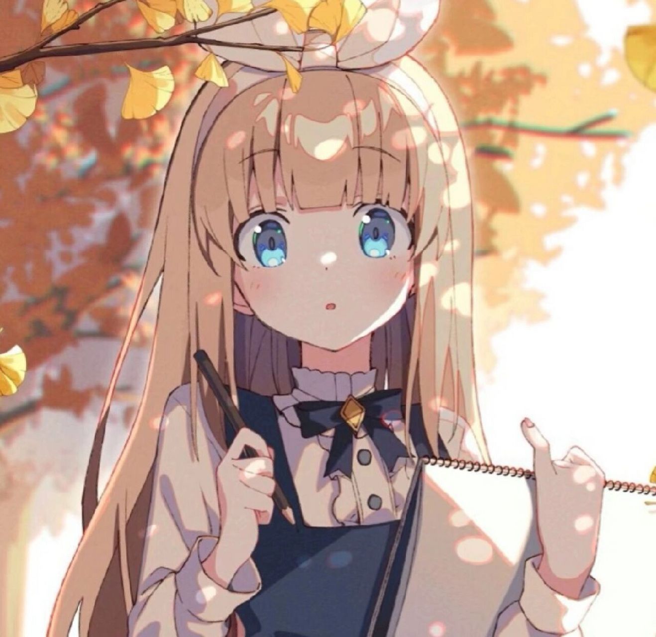 女高中生必备二次元头像 高中生.