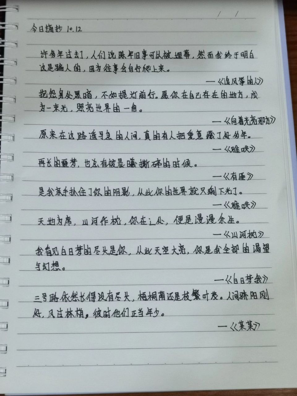 摘抄95|小说中那些让人惊艳的句子00 你们有没有因为一句话而爱上
