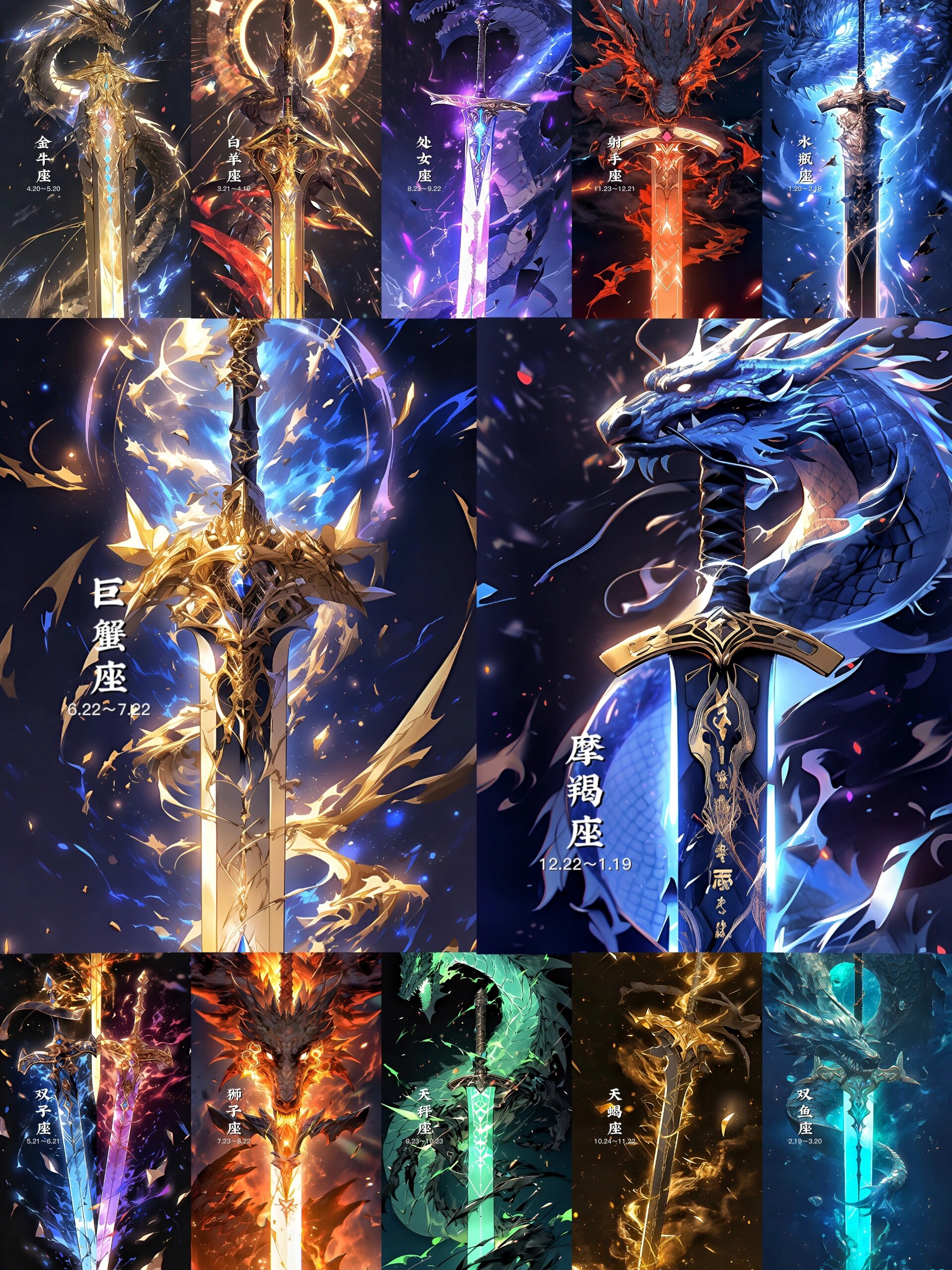 十二星座神龙剑@星星落再兜里的动态