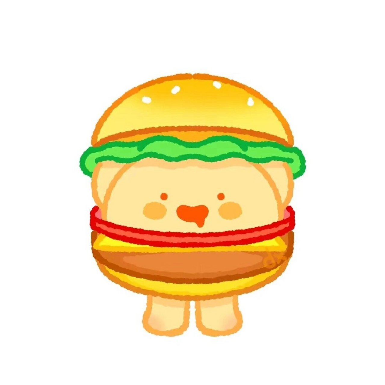 蛋仔麦当劳汉堡头像来啦 蛋仔中可爱的麦当劳汉堡头像来啦@^_beautyの