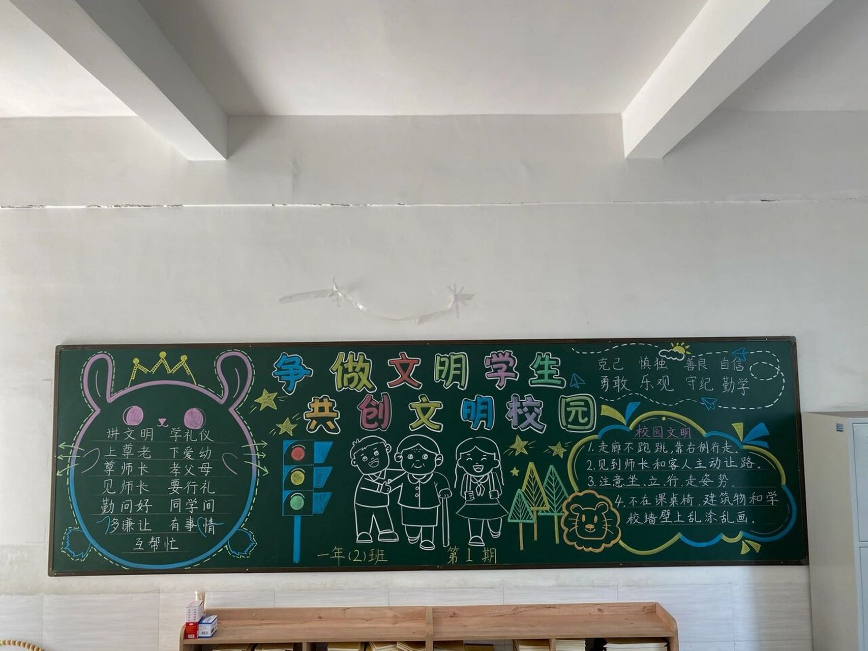 文明校园黑板报