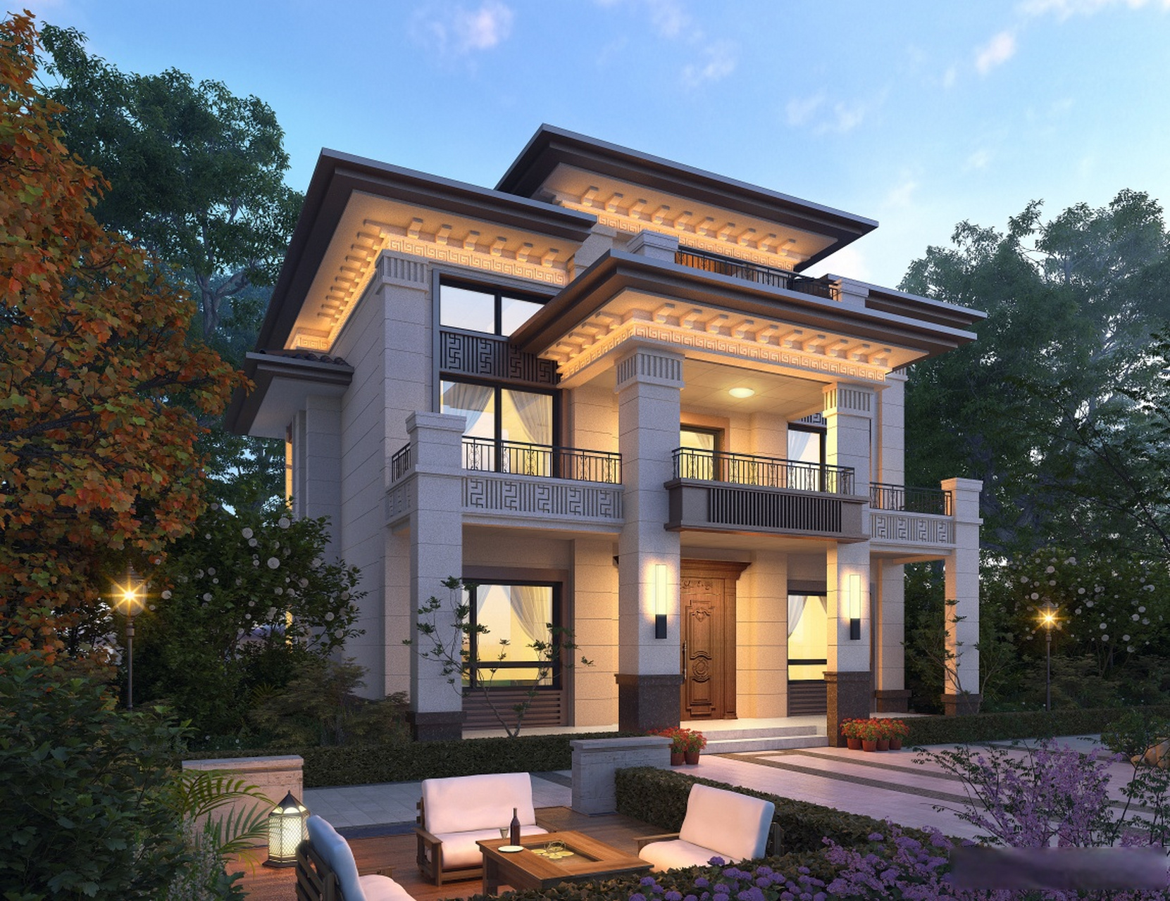 回乡建房#回乡建房选乡本 #乡村振兴#  乡本乡墅庐江李府别墅开工