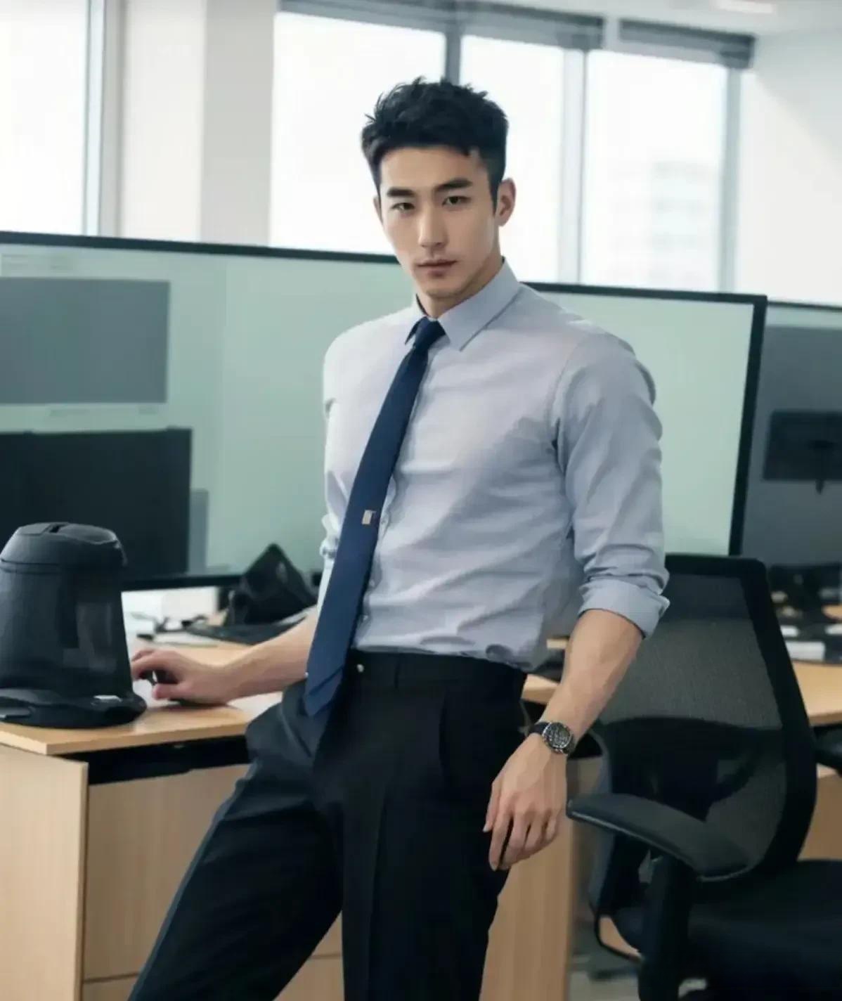 职场型男搭配 行政商务痞帅 成熟男神的魅力 男模特帅哥 帅哥每日推荐