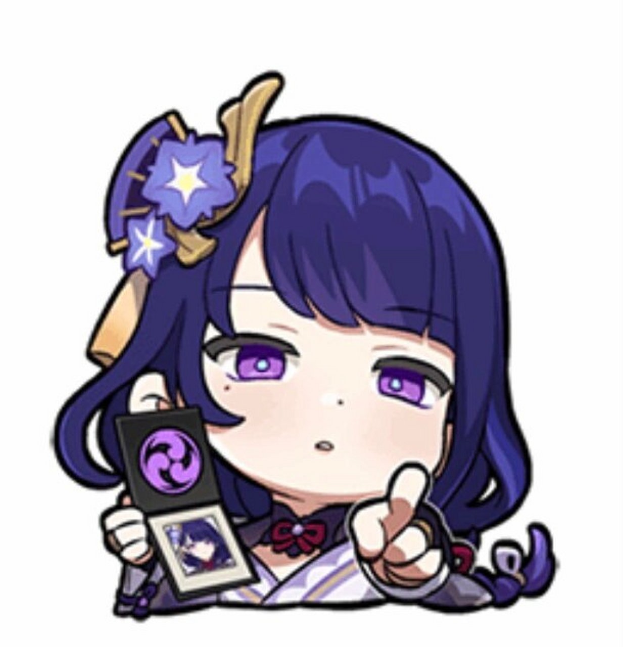 原神表情包(雷电将军)