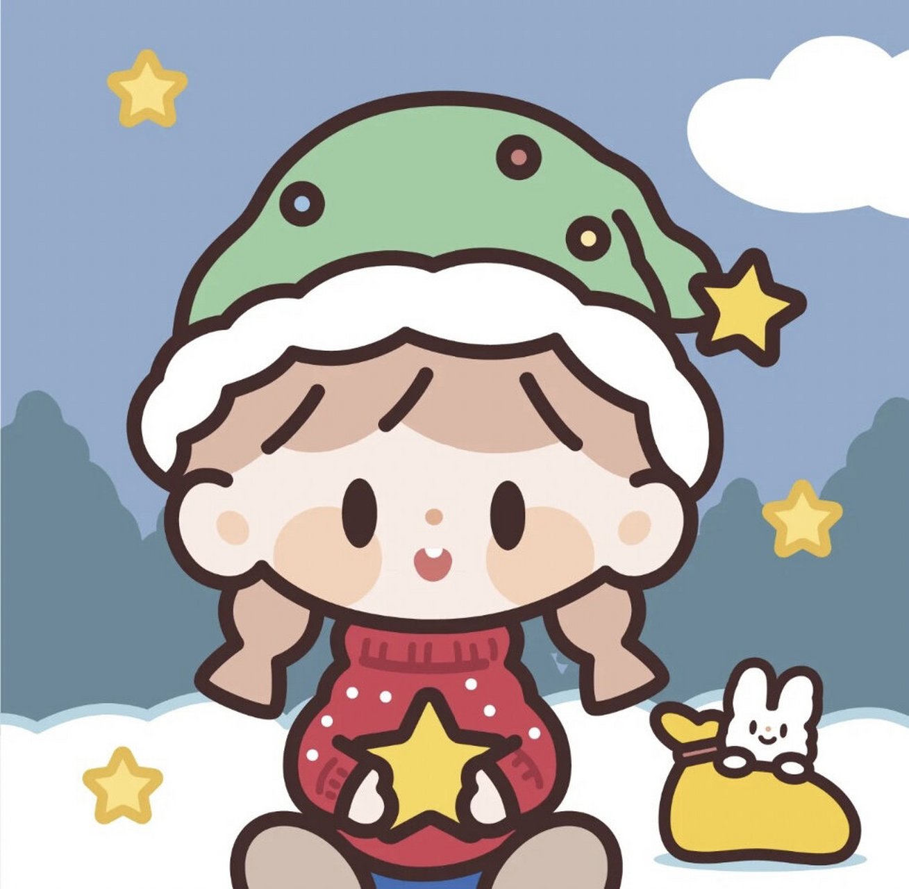 卓大王圣诞节日头像合集 收集了几张美美可爱的小阿卓头像 取自卓大王