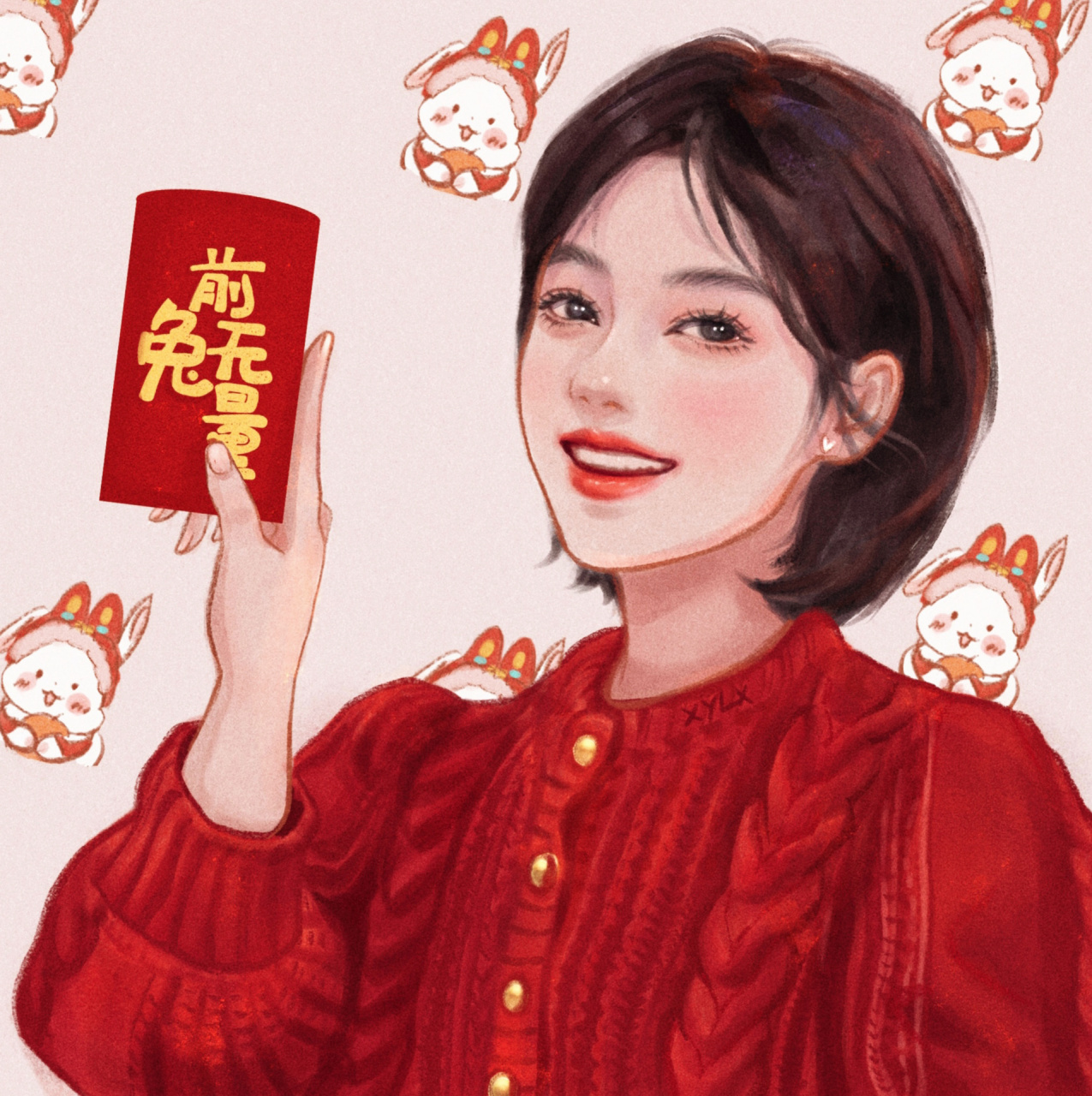 2023新年头像 | 短发女生来啦!