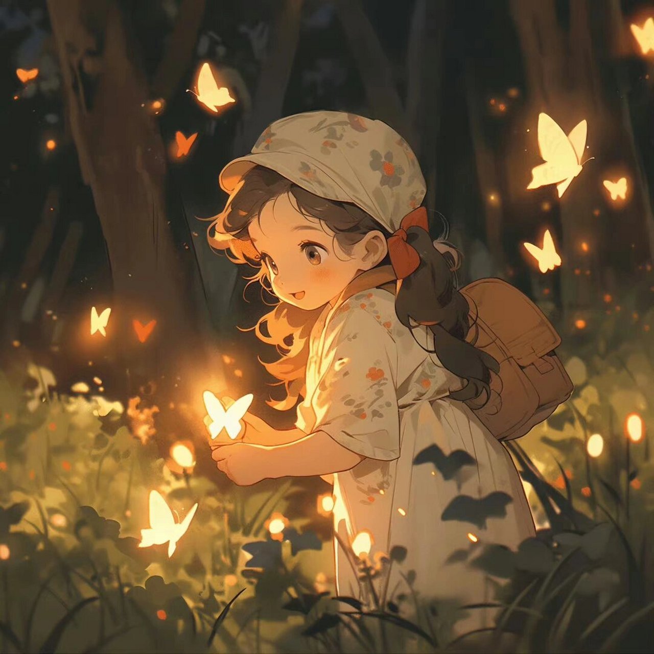 收集光的女孩363436373039治愈系女生头像 67 春水初生