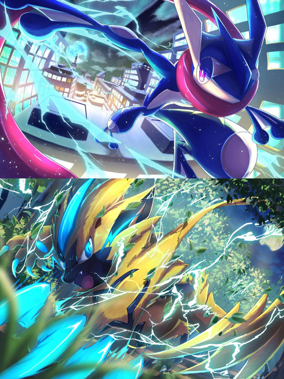 谁更帅 每日壁纸 甲贺忍蛙vs捷拉奥拉