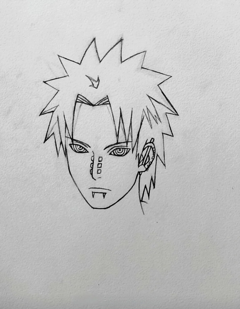 佩恩天道超手绘 动漫手绘