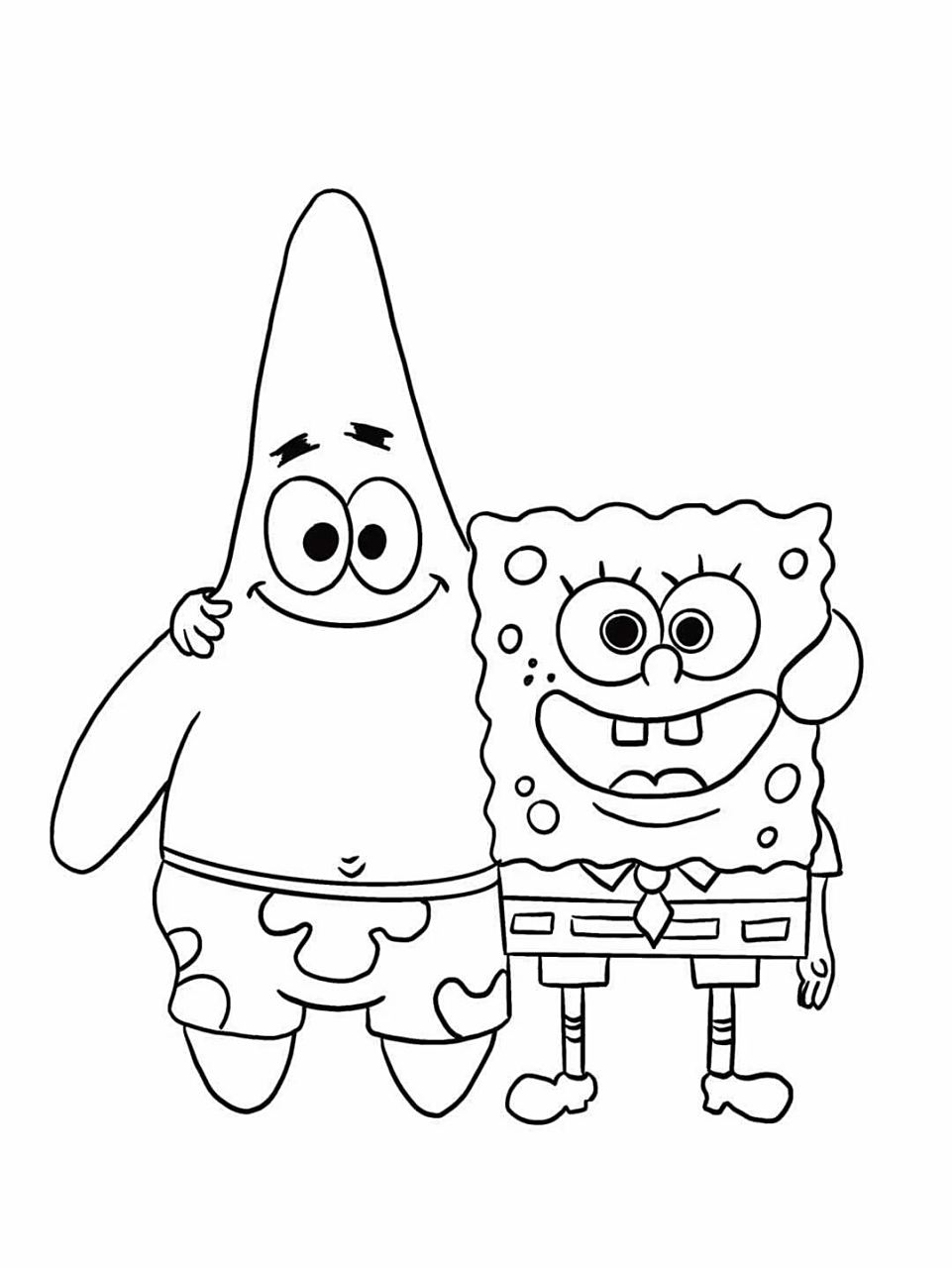 海绵宝宝简笔画