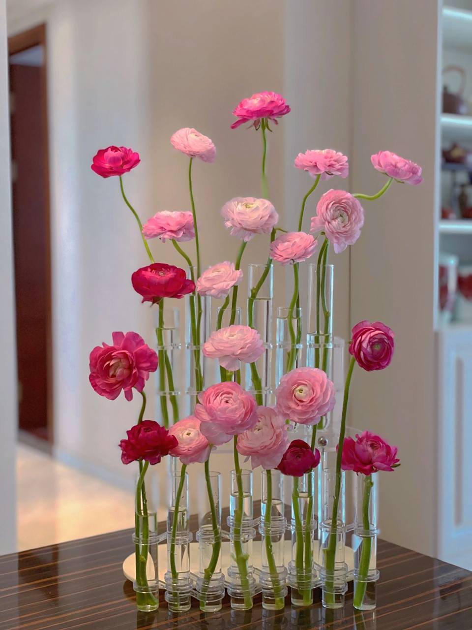 随手一插氛围感拉满的试管花瓶插花合集93