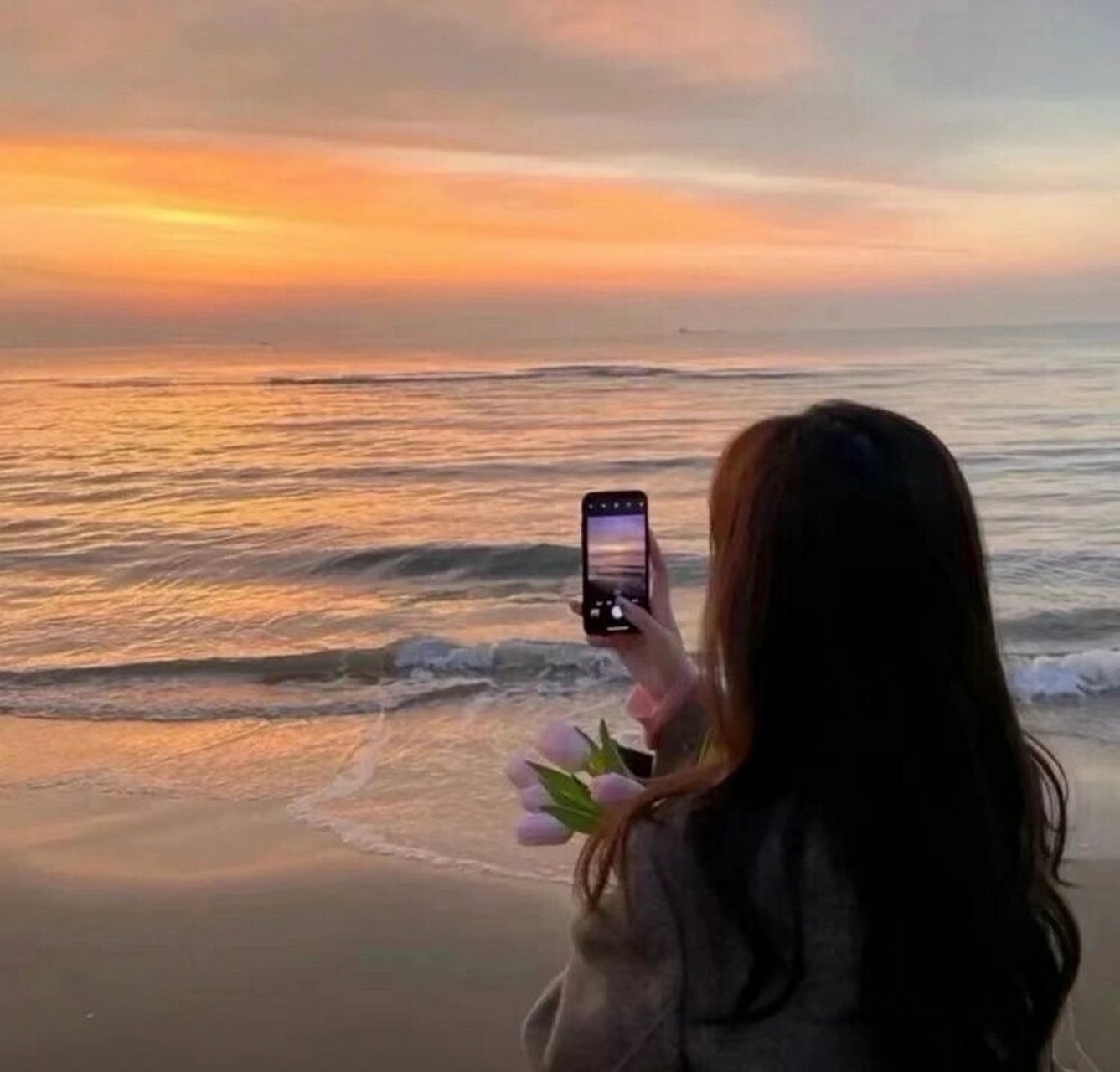 日落黄昏的背影头像 日落黄昏真的美!