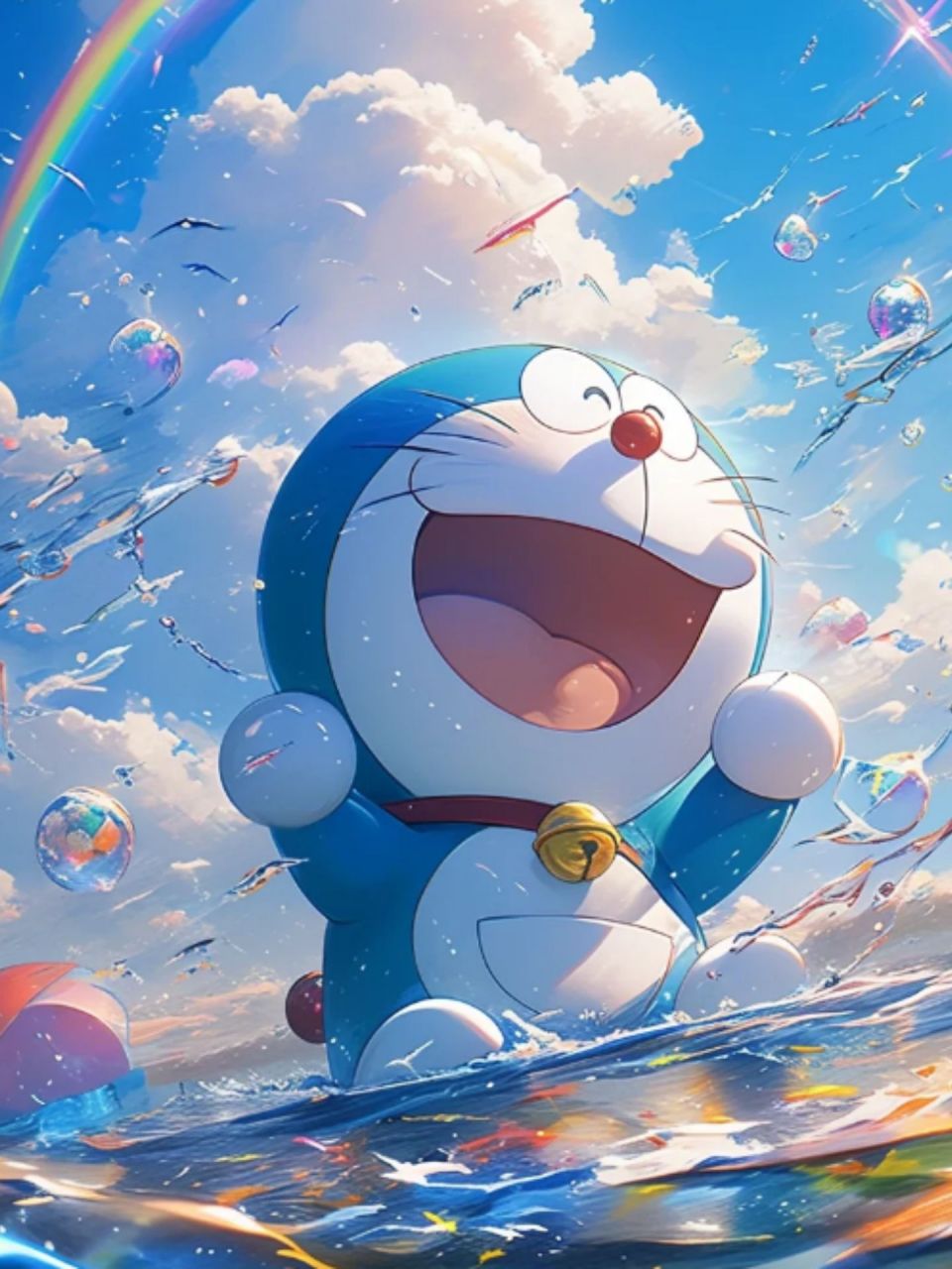 叮当猫图片 大家好,今天我要带大家进入一个充满梦幻和想象力的世界