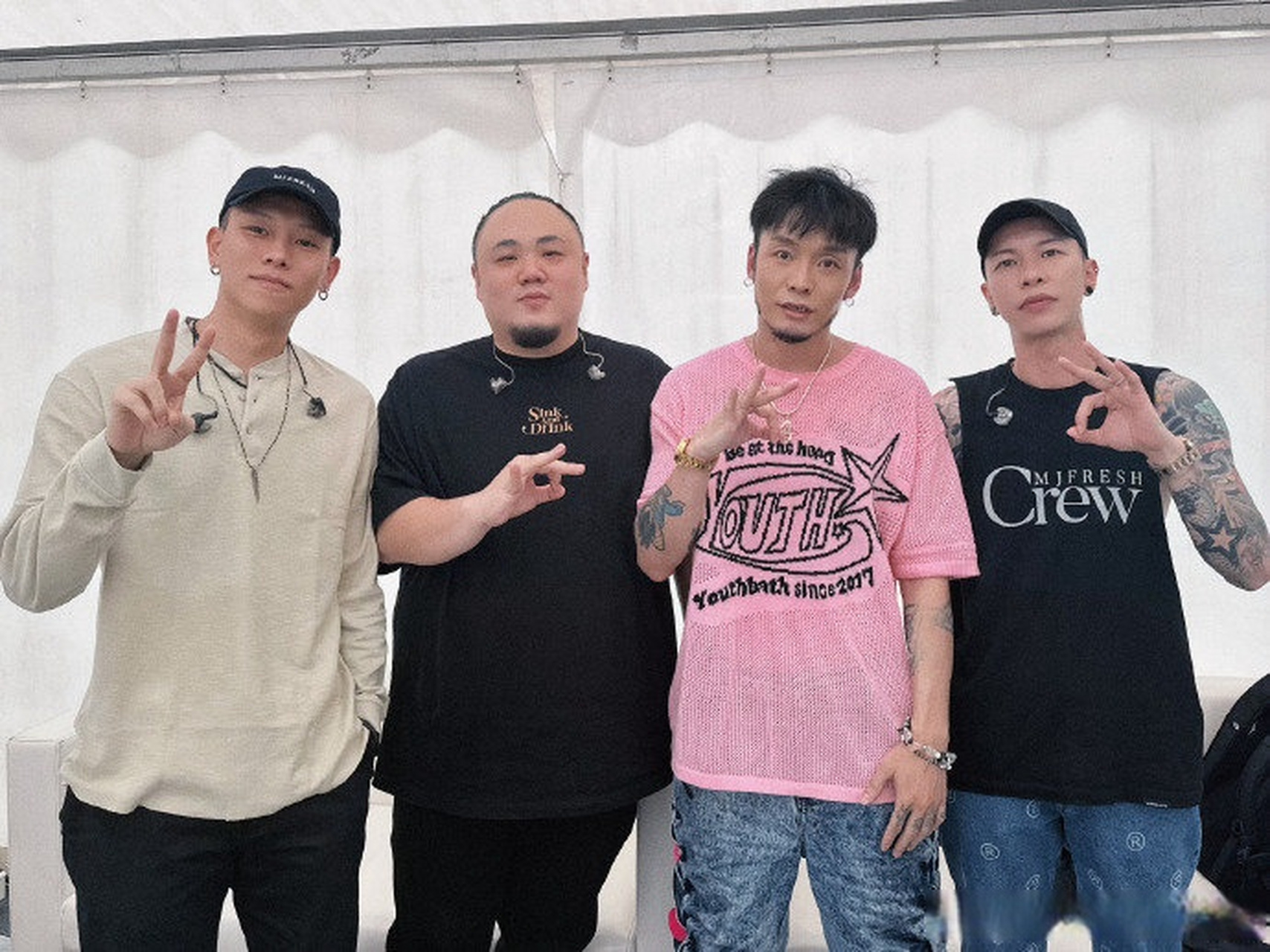 瘦子,小春,大渊!  #顽童mj116# #中国说唱巅峰对决