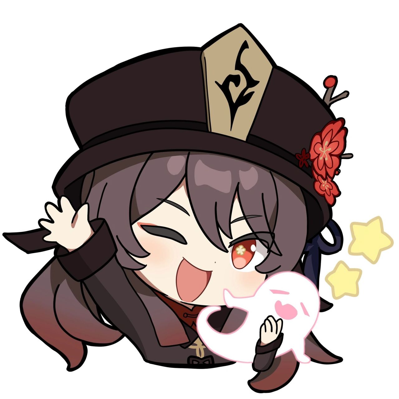 胡桃表情包|原神 cr网络侵删