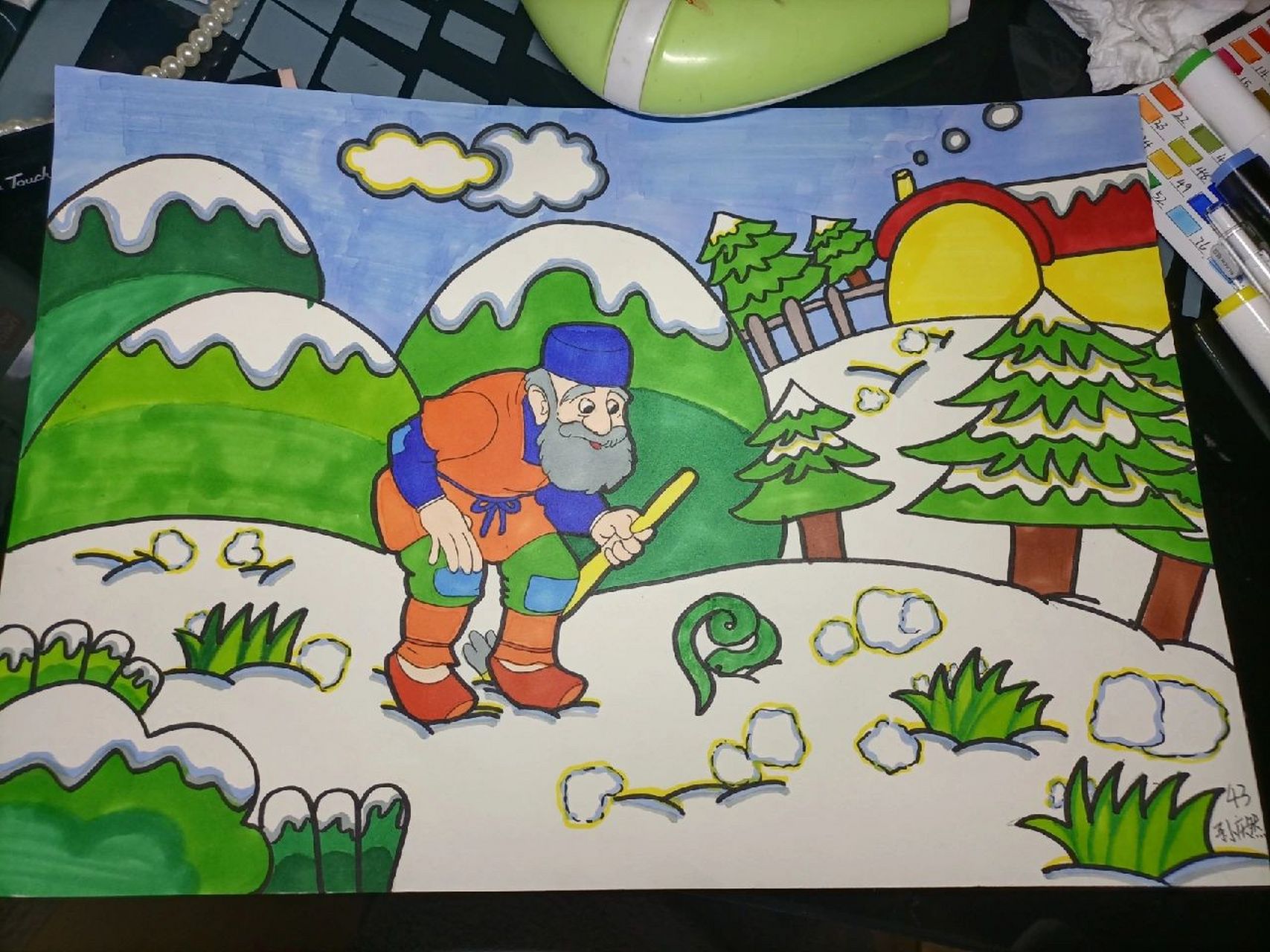 农夫与蛇手抄报   农夫与蛇 97