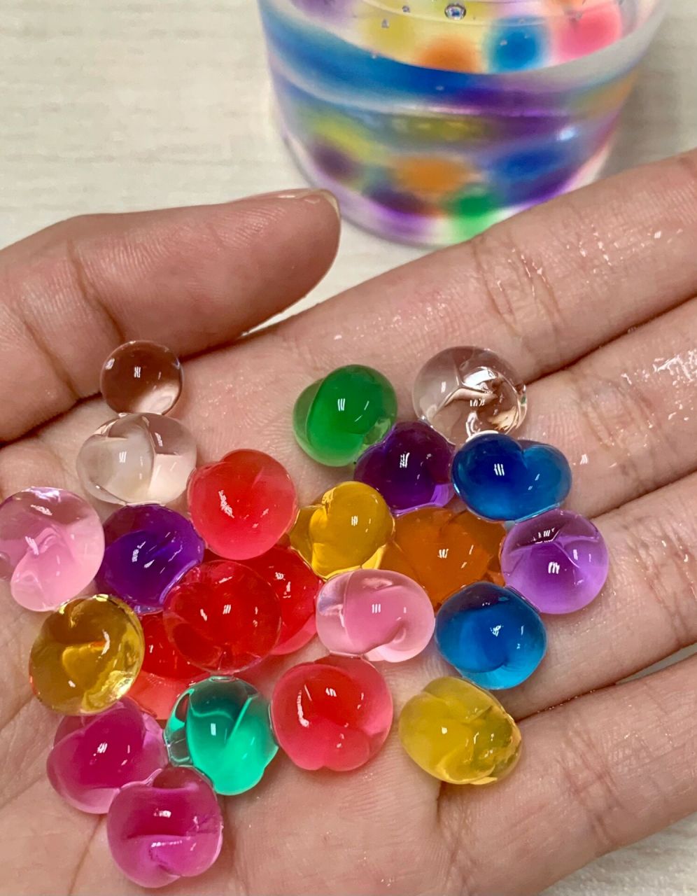 童年大回忆,水宝宝,能养大的水宝宝 现在水宝宝还能养出形状了😆