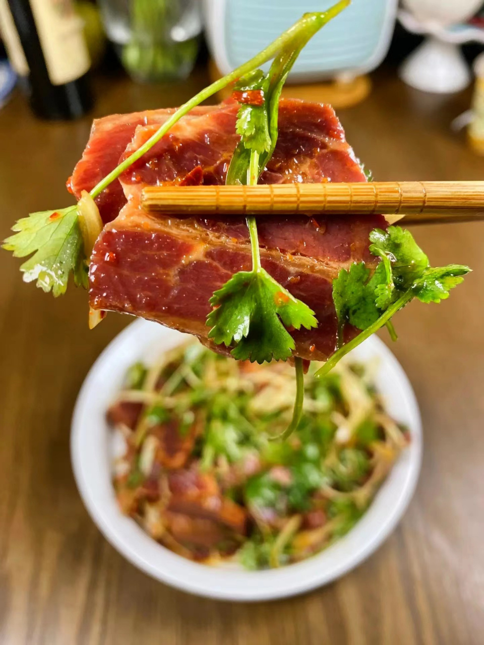 凉拌葱丝驴肉,直接一口就爱住!