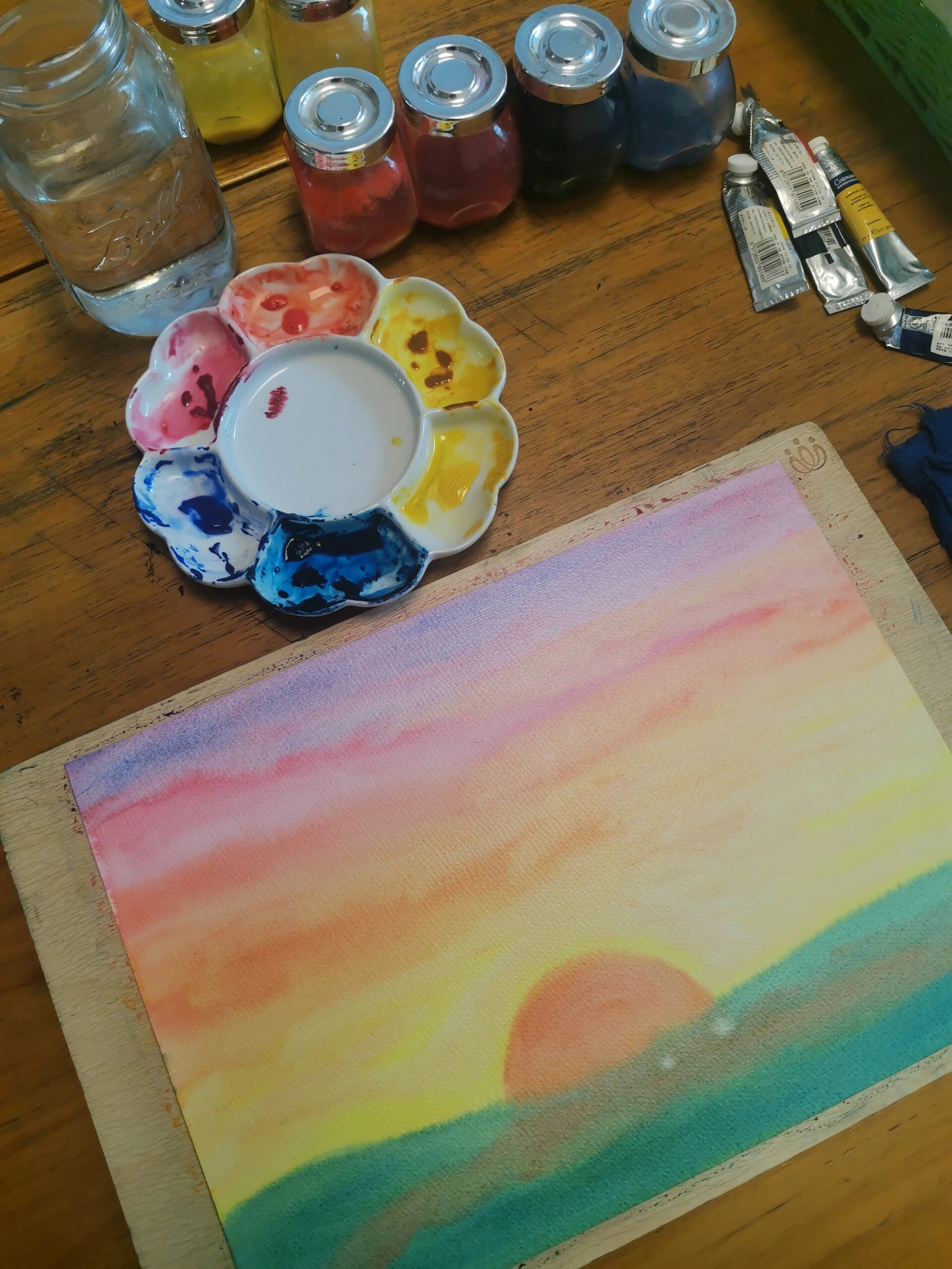 让华德福湿水彩唤醒你的心魂