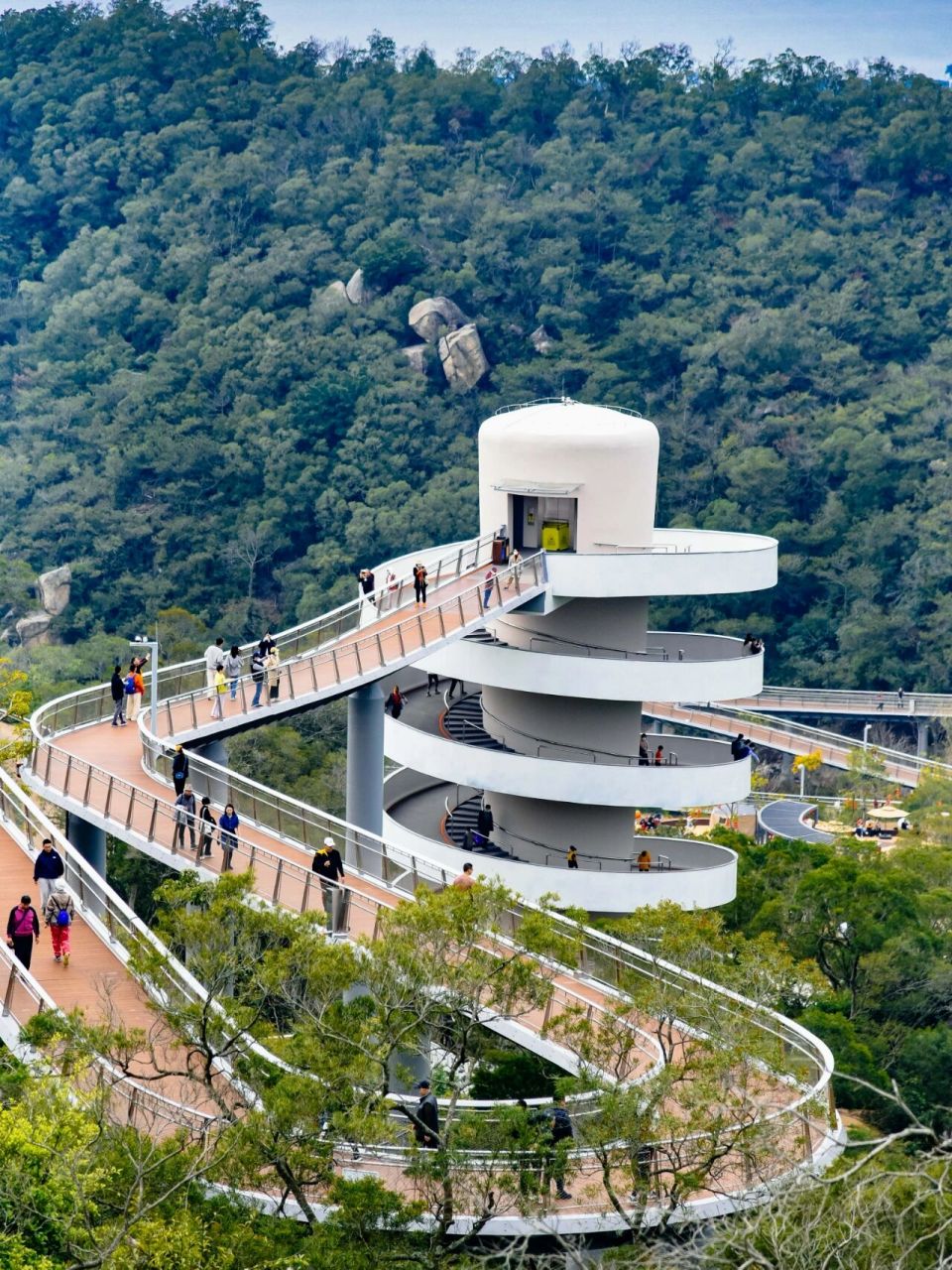 山海健康步道林海线精华段打卡攻略  96大年初二回娘家,那就带妈妈