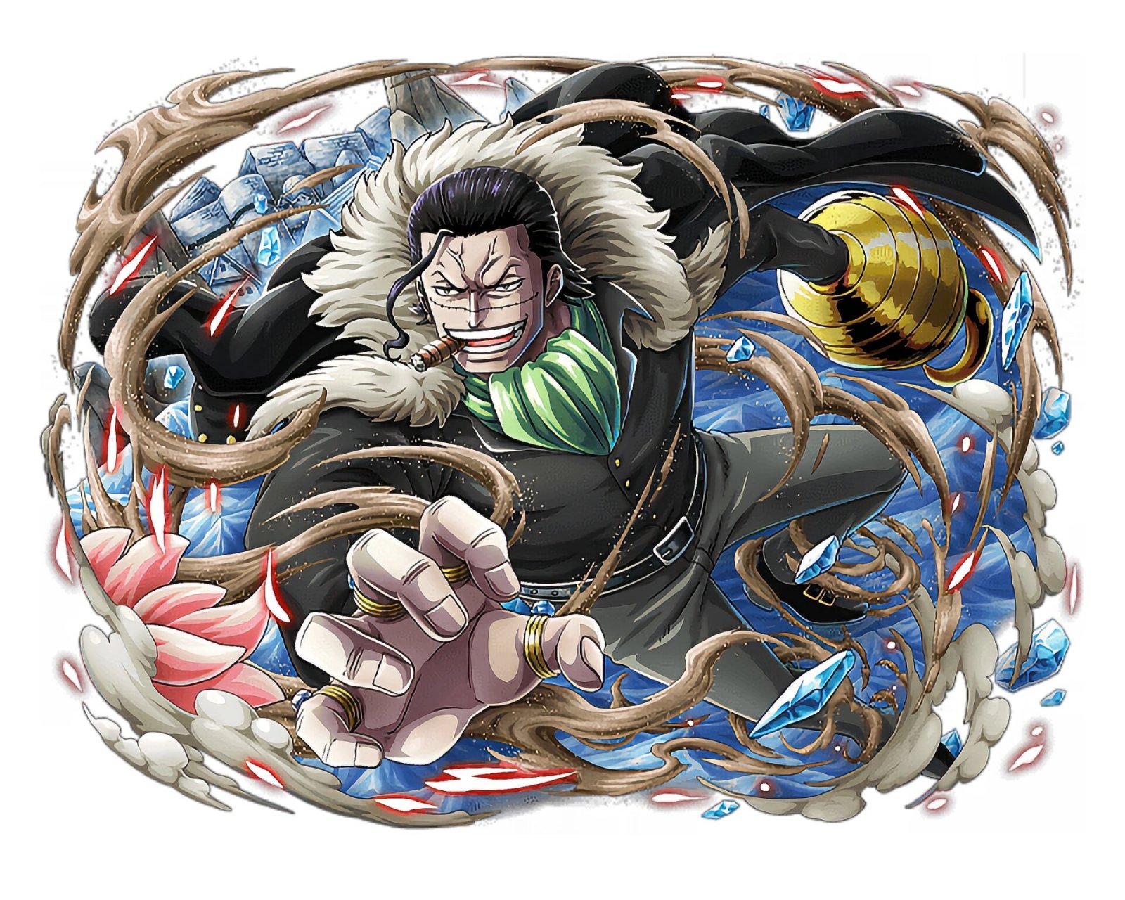 海贼王人物篇135"沙漠之王"沙·克洛克达尔 7215所属组织:十字