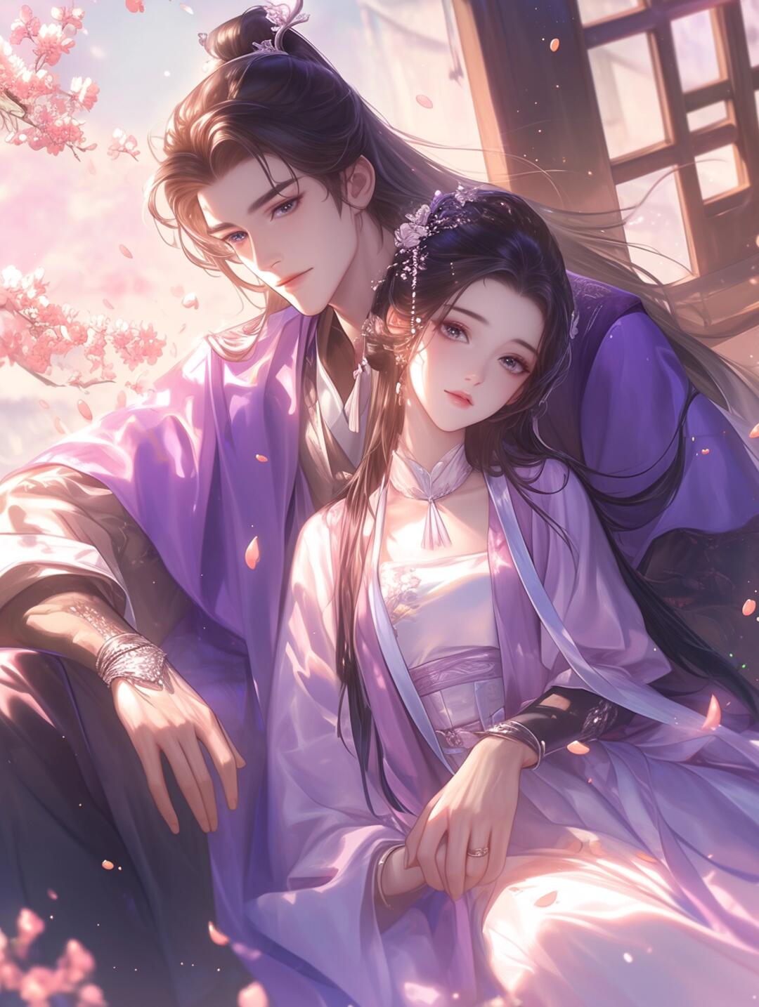 可商素材|古风情侣