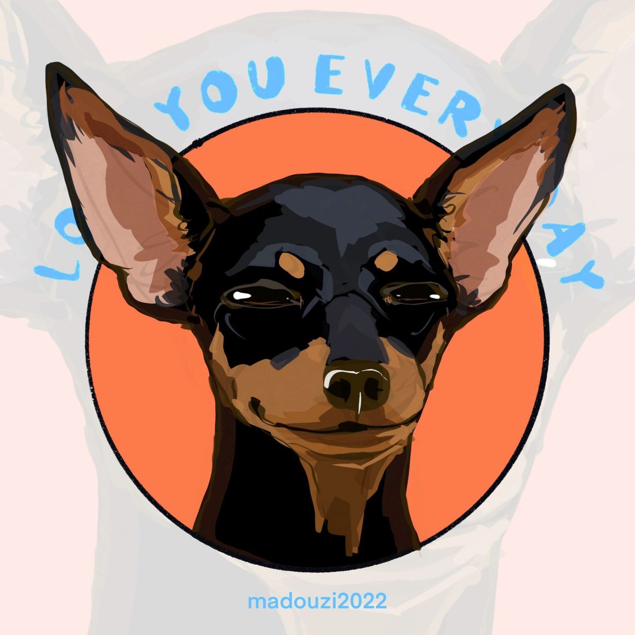 procreate | 小鹿犬 今日小乖