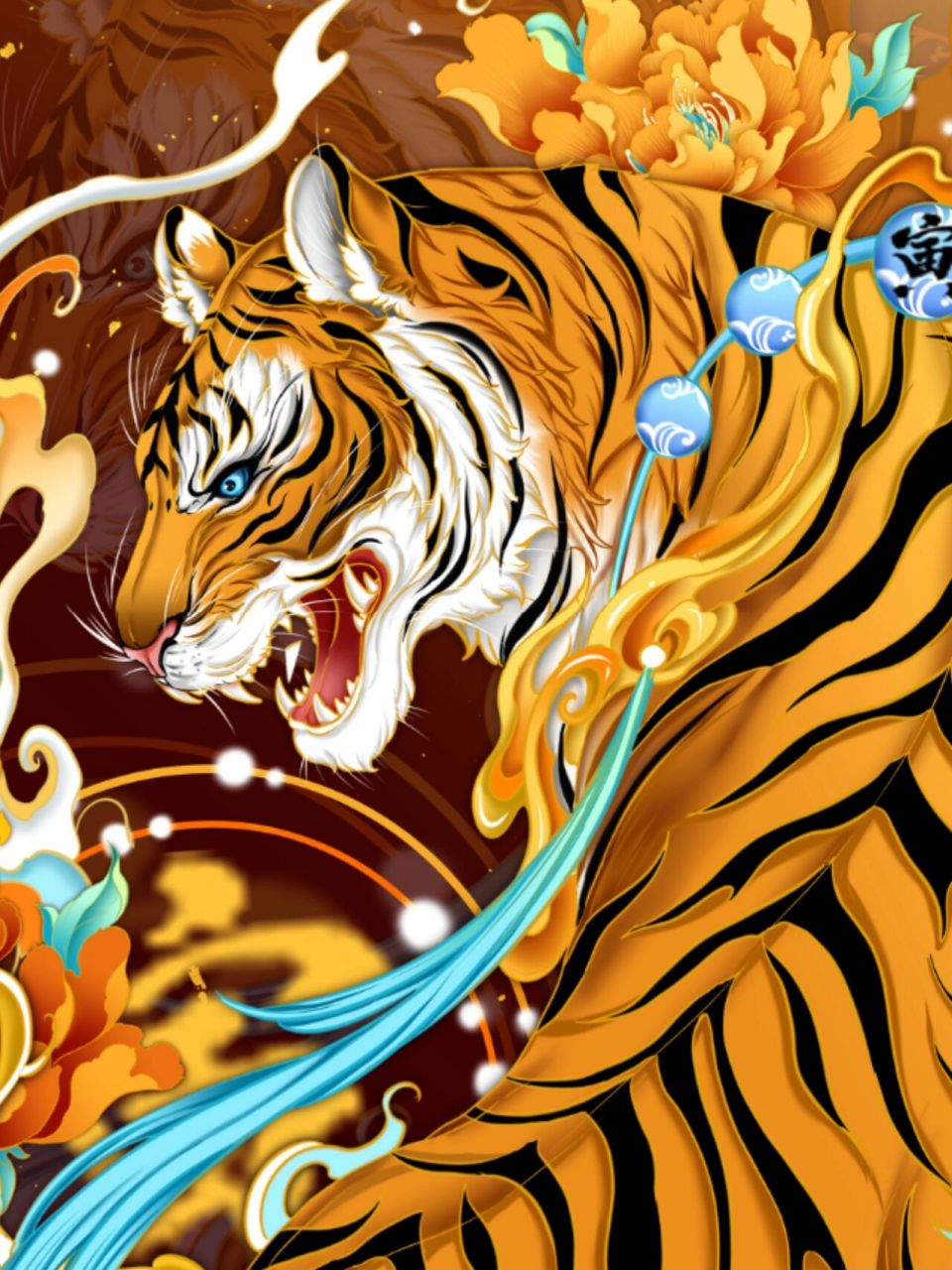 一向认为老虎至阳至刚,能够食鬼辟邪伏魔,虎以人类守护神的形象而存在