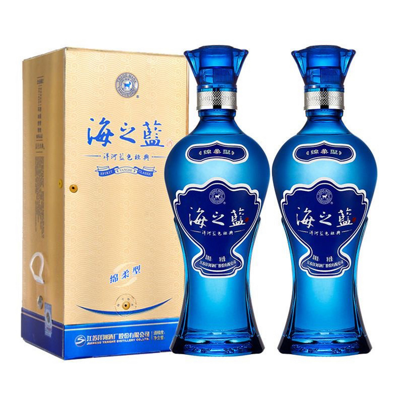 洋河海之蓝 今日行情 洋河海之蓝  52度绵柔型 820整箱六瓶  每瓶480