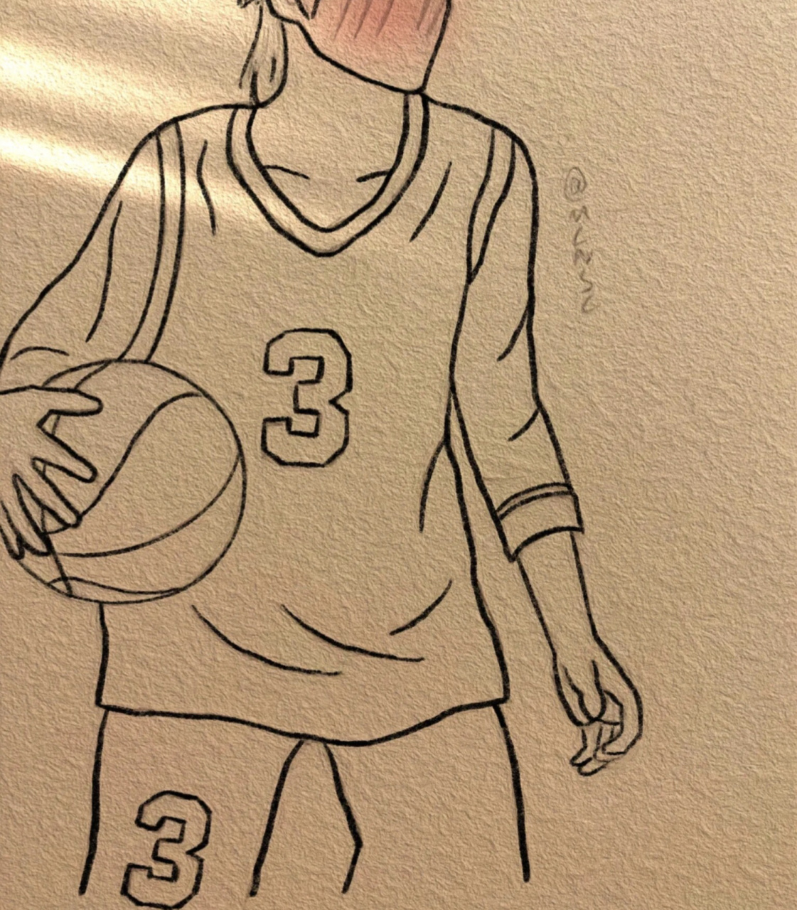 篮球少年简笔画 好看吧98