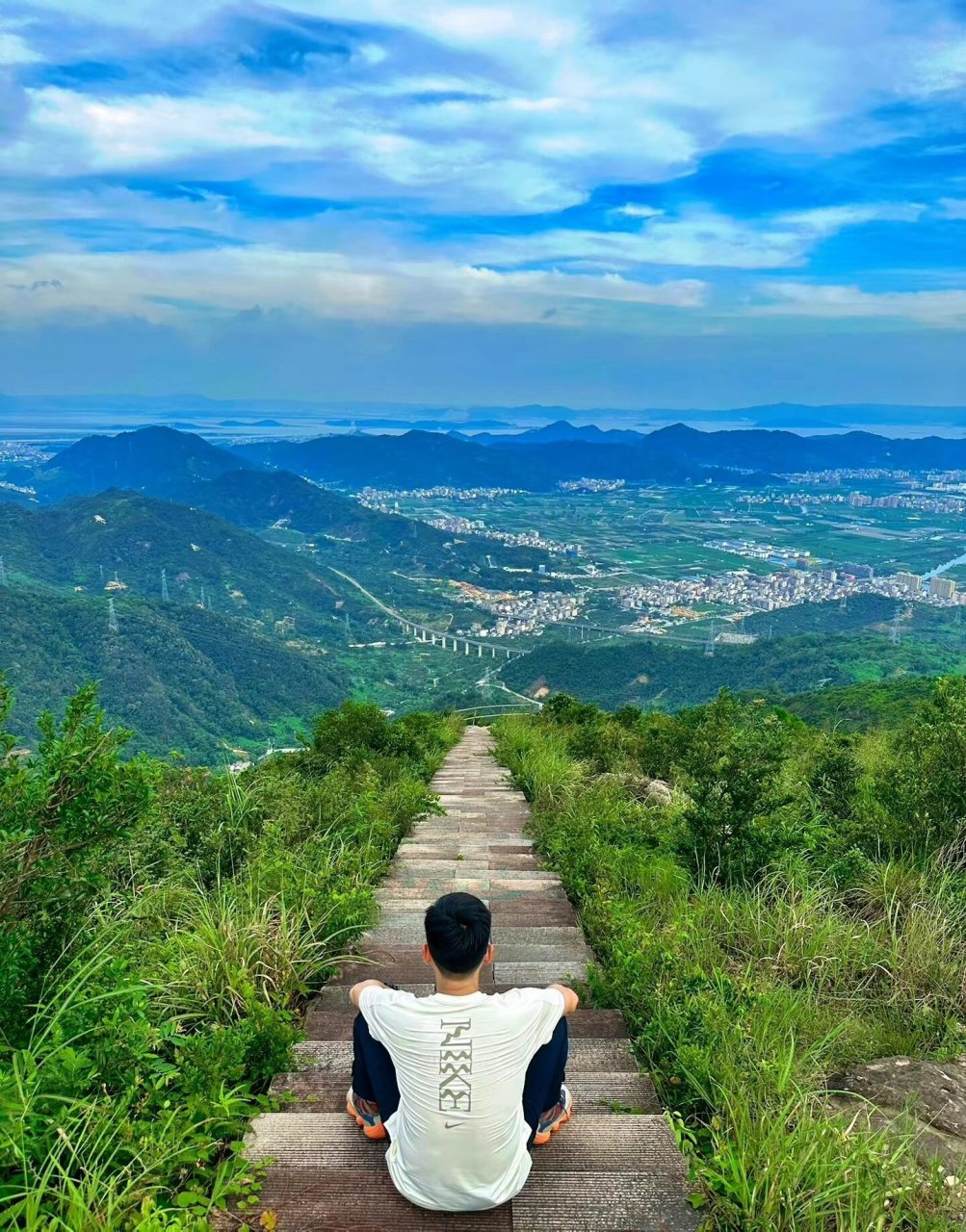 乐清打卡山景 白龙山 乐清虹桥白龙山,风景很美,前提是你有体力能爬