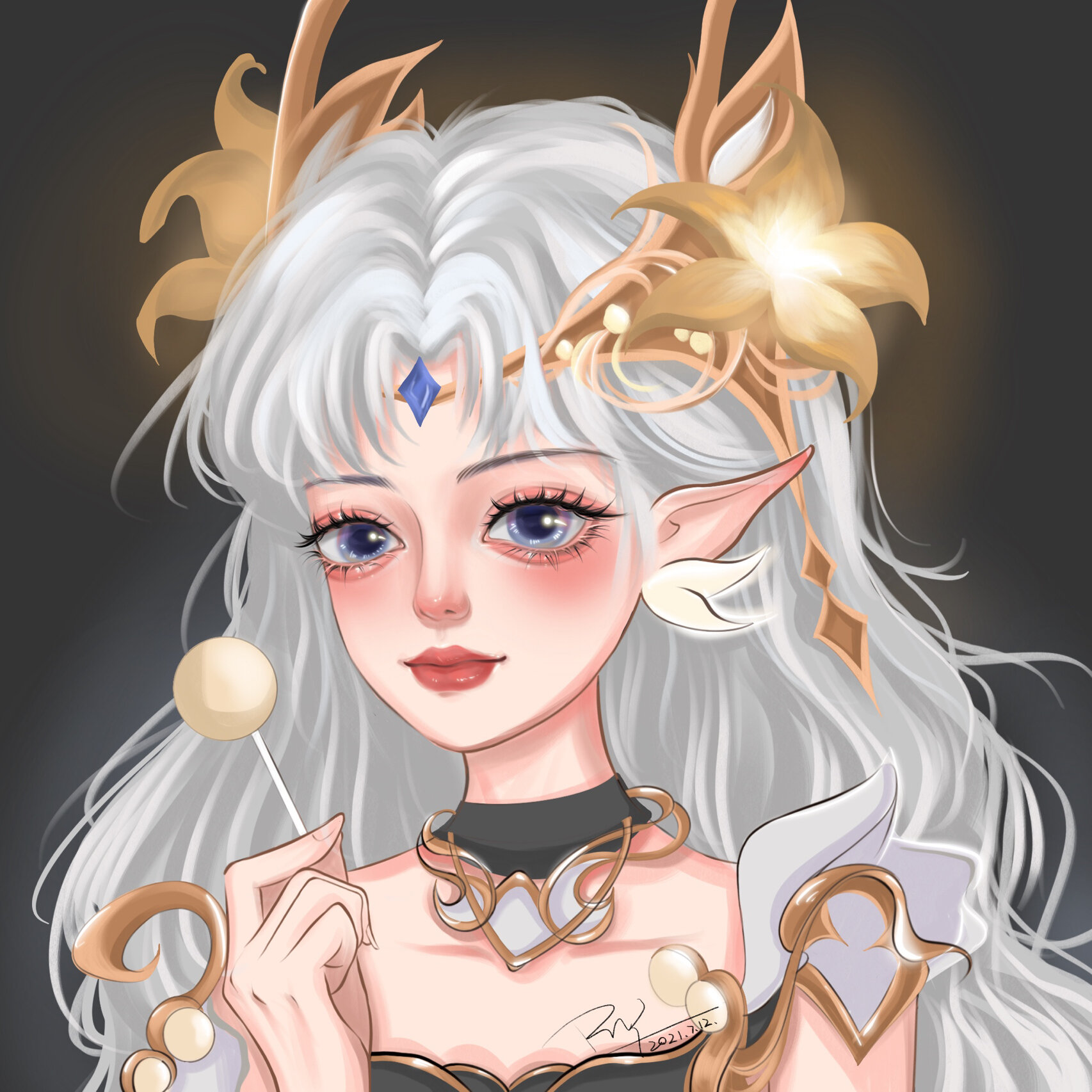 玉环 西施 昭君 貂蝉 手绘王者荣耀头像