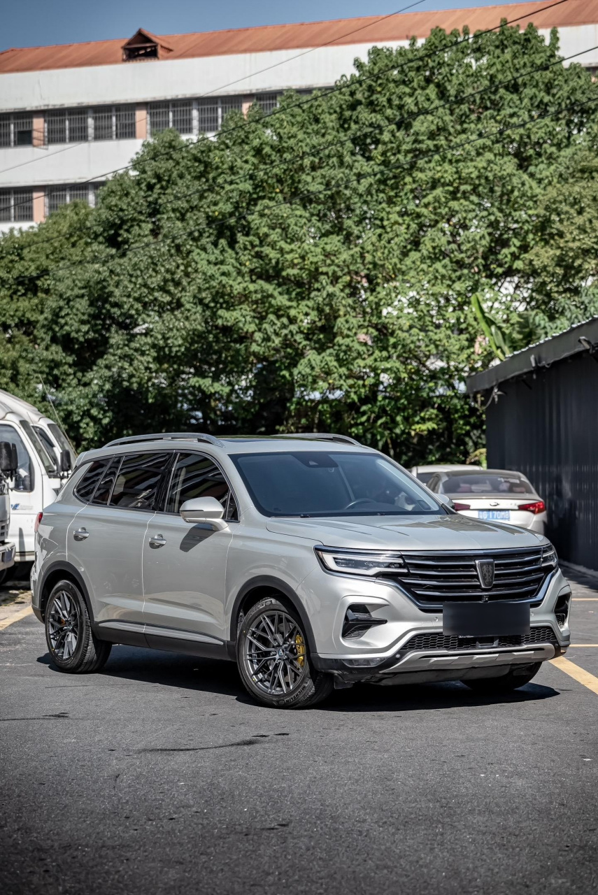 荣威rx5原厂升级18寸巨久vlf-06哑光枪灰色 轻量化旋压轮毂.