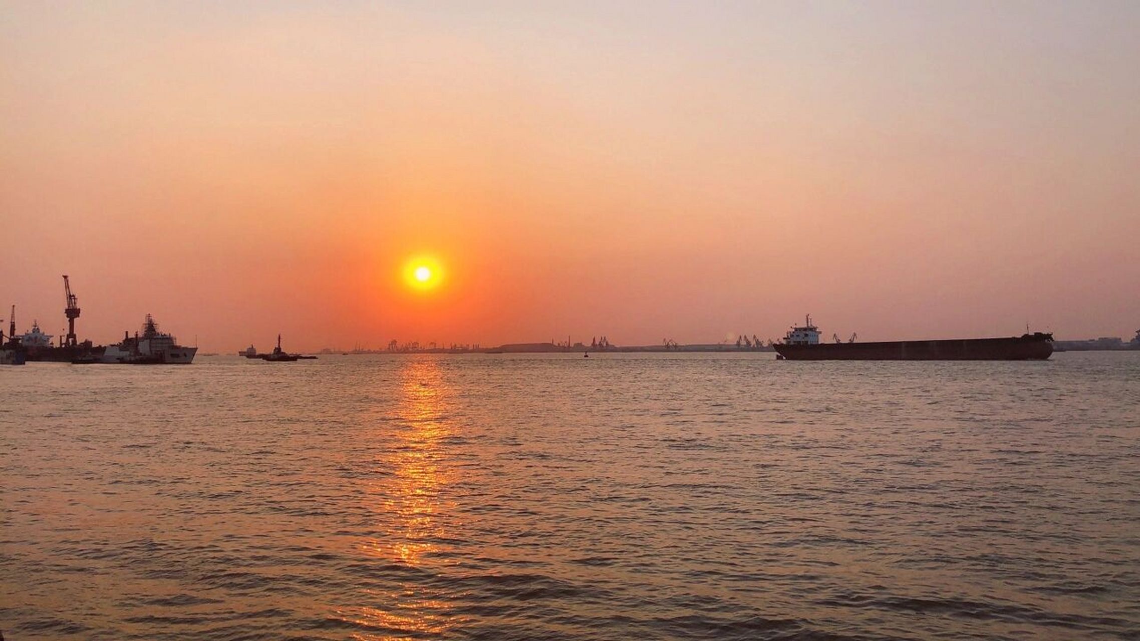 江阴网红打卡圣地  黄田港公园的落日真的美