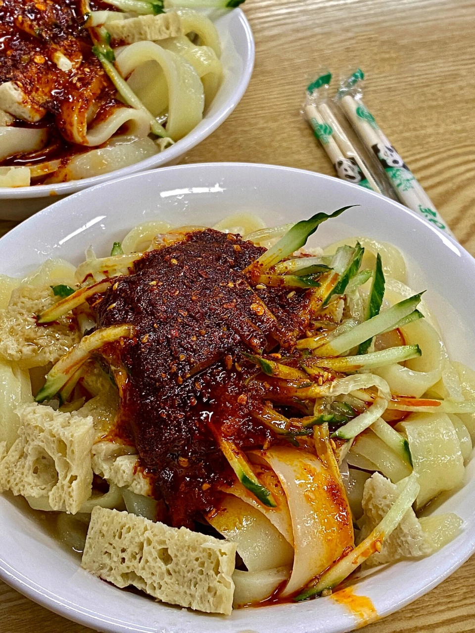 北京/开在地下的甘肃面皮 心中的西北味道 在南锣鼓巷遛弯偶然发现了