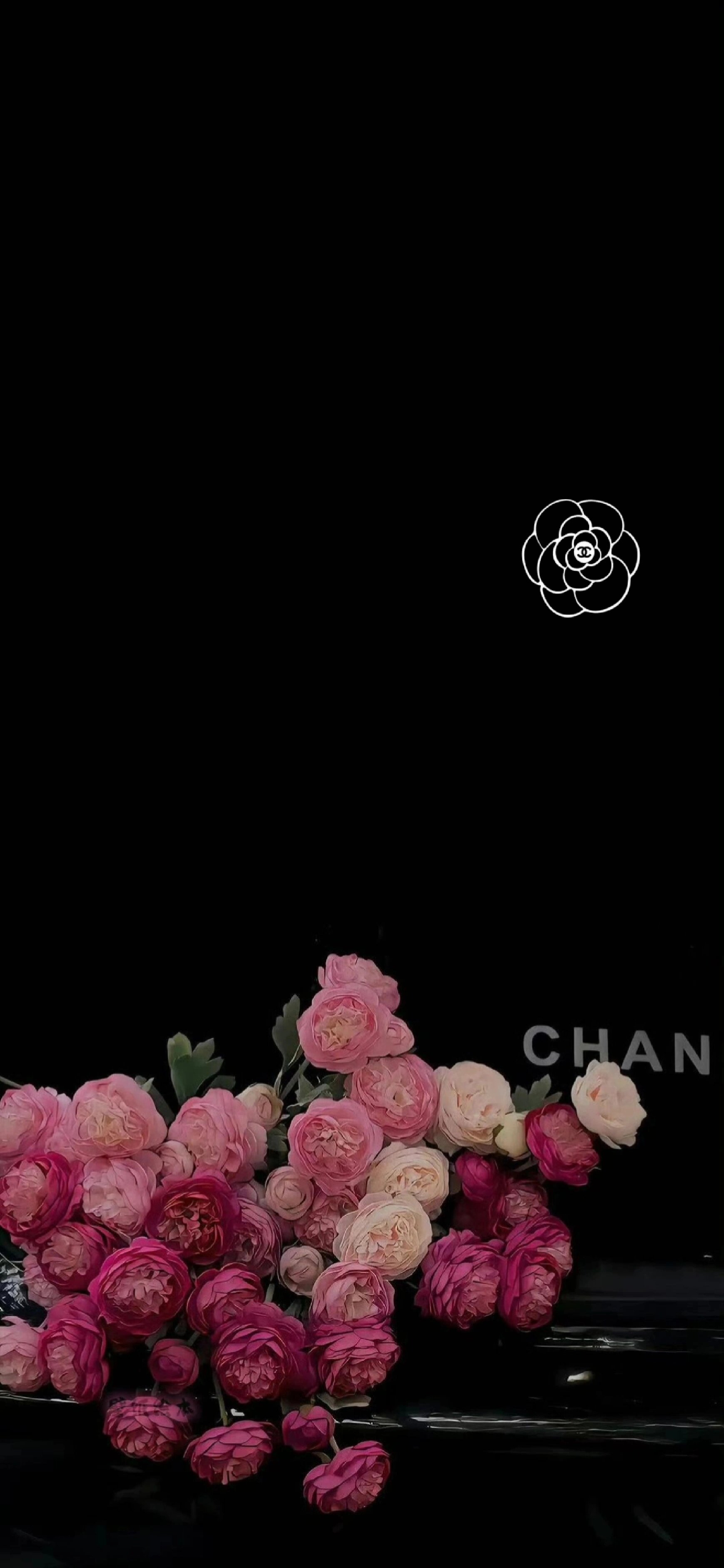 香奈儿蔷薇壁纸一看就心动呀 把图2的月亮挂件换成香奈儿94 会不会