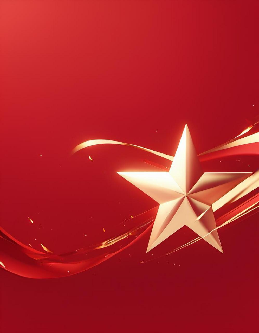 ️ 哈喽～我是图图大耳朵🥕 今天来给大家分享一组红色星星背景图