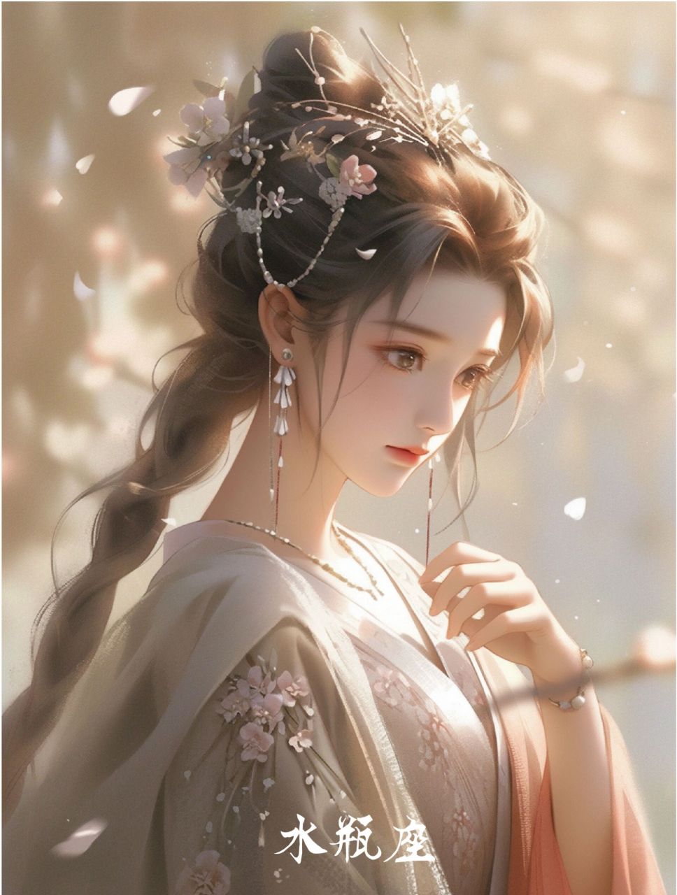 十二星座唯美古风头像