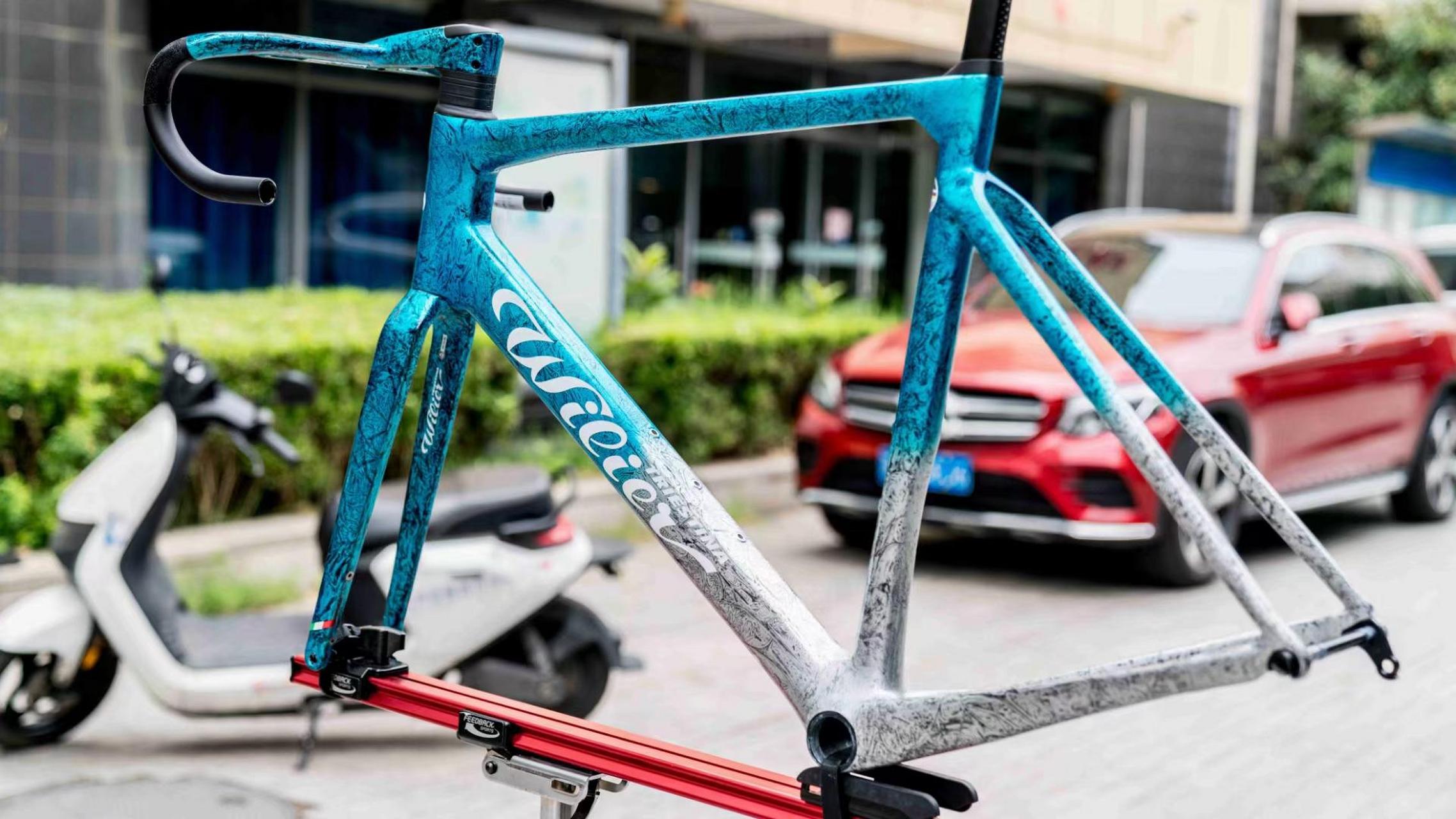 威廉flant slr 大车架xl号 阿斯塔纳队版顶级公路车气动架  意大利