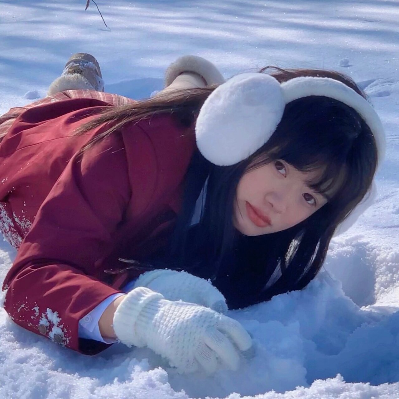 wechat 冬日氛围感雪景女头 好多人喜欢这组 头像版来啦