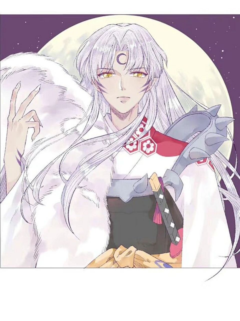 杀生丸壁纸～ 分享几张杀殿的壁纸